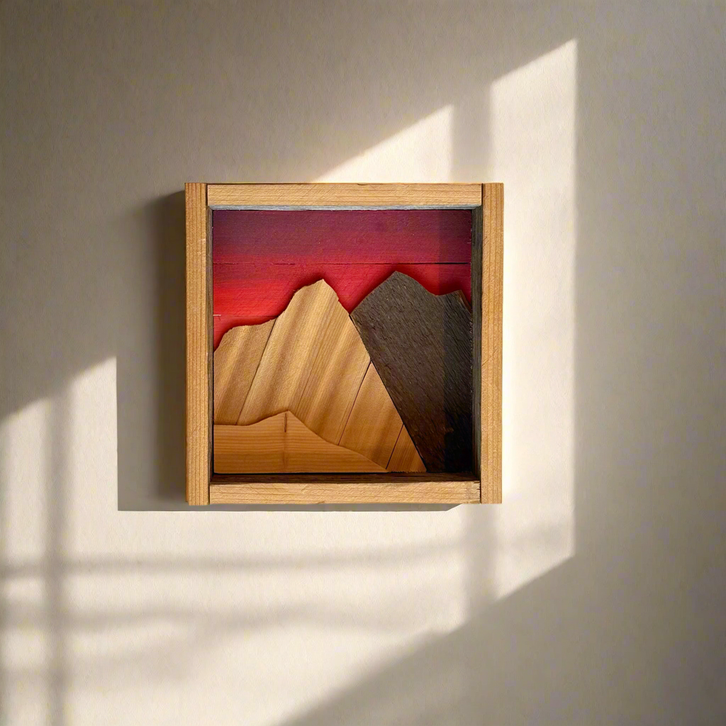 Mountain Scape | Wall Art | Small - Greenbriar Market + Refillery