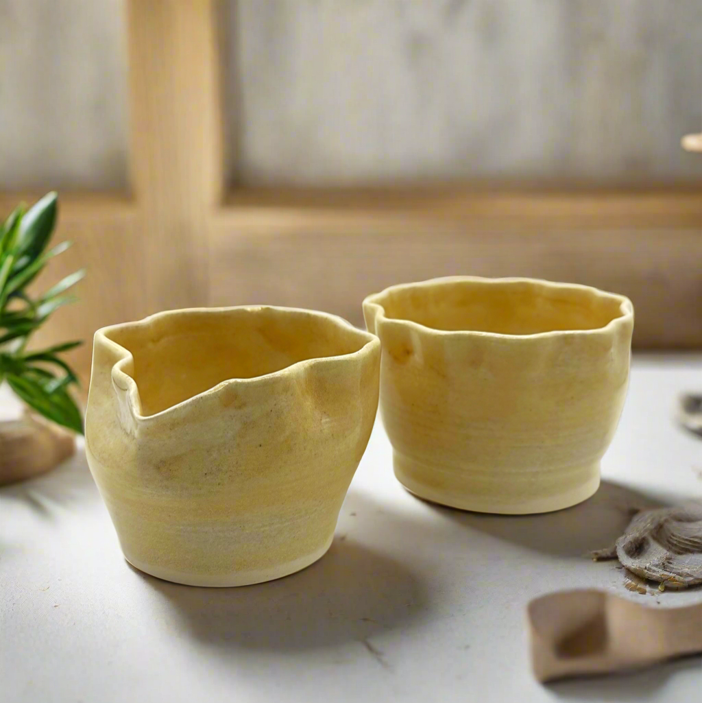 Ceramic Cream & Sugar Set - Greenbriar Market + Refillery