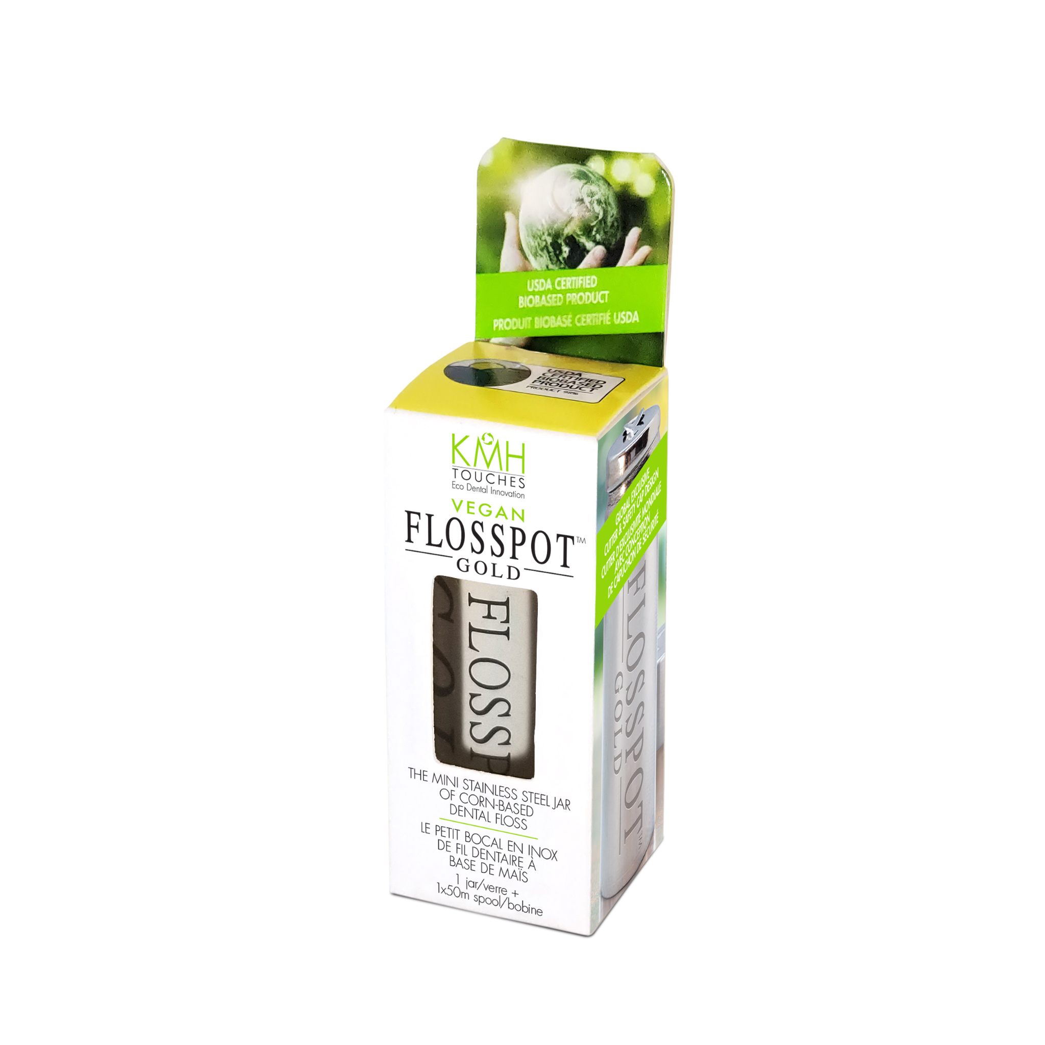 Vegan Flosspot Gold - Greenbriar Market + Refillery