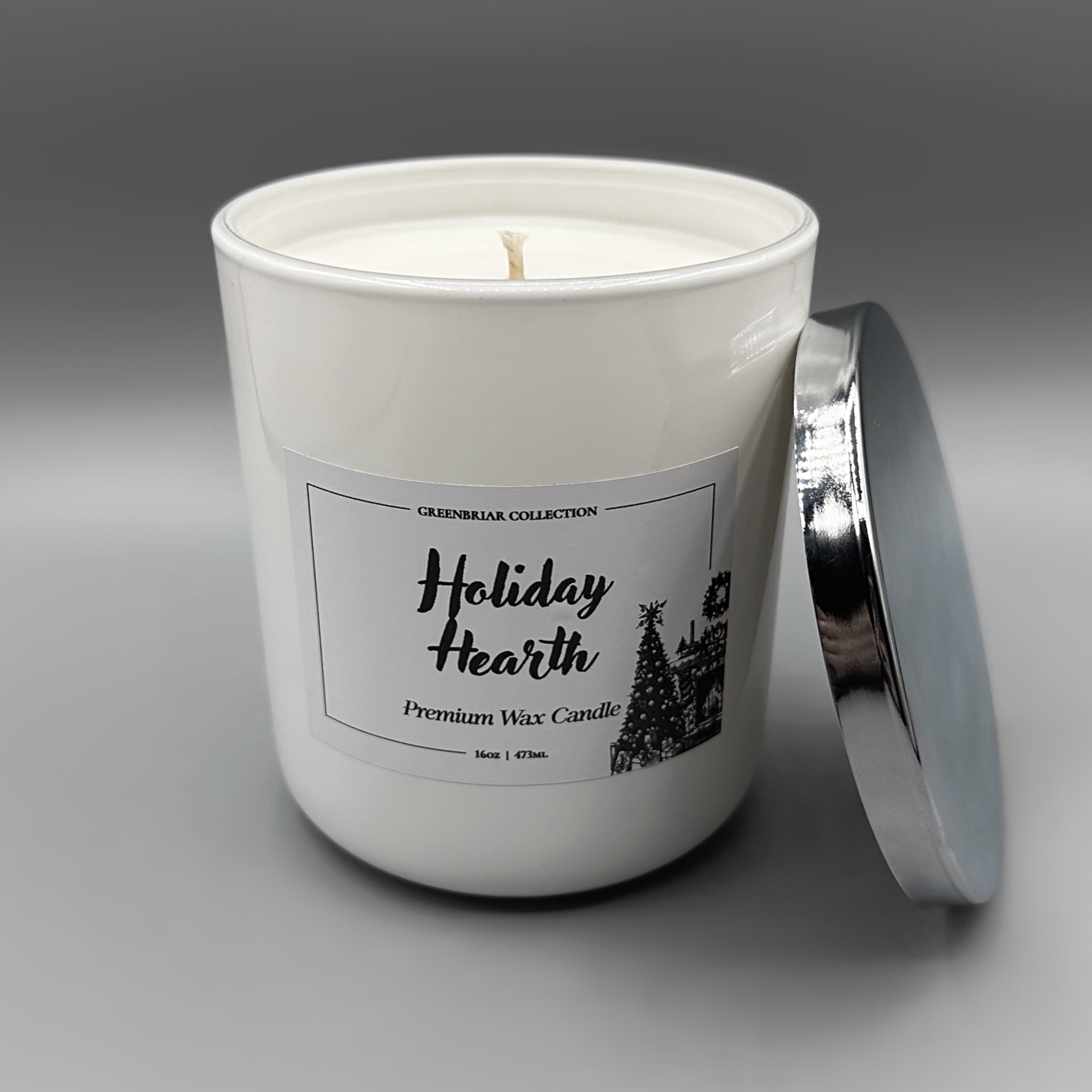Premium Wax Candle | Holiday Hearth