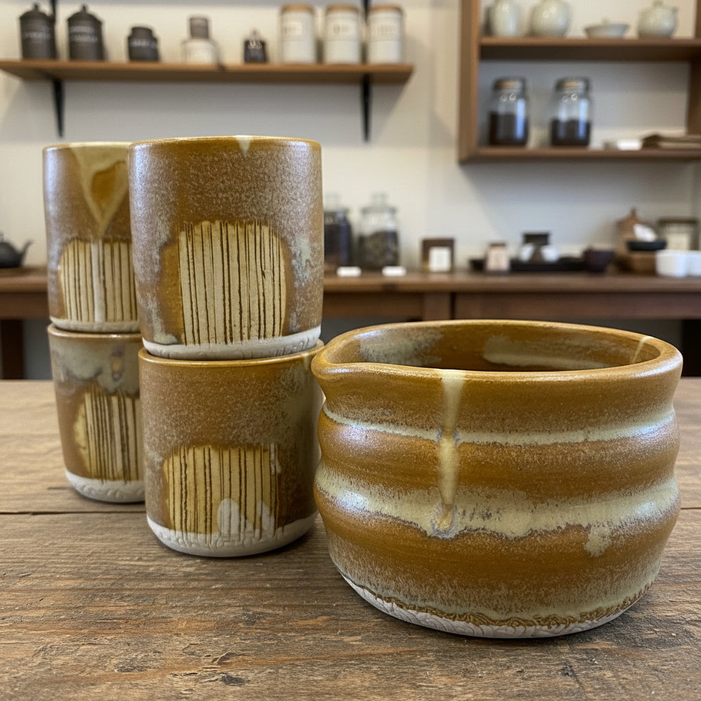 Ceramic Matcha Set - Greenbriar Market + Refillery