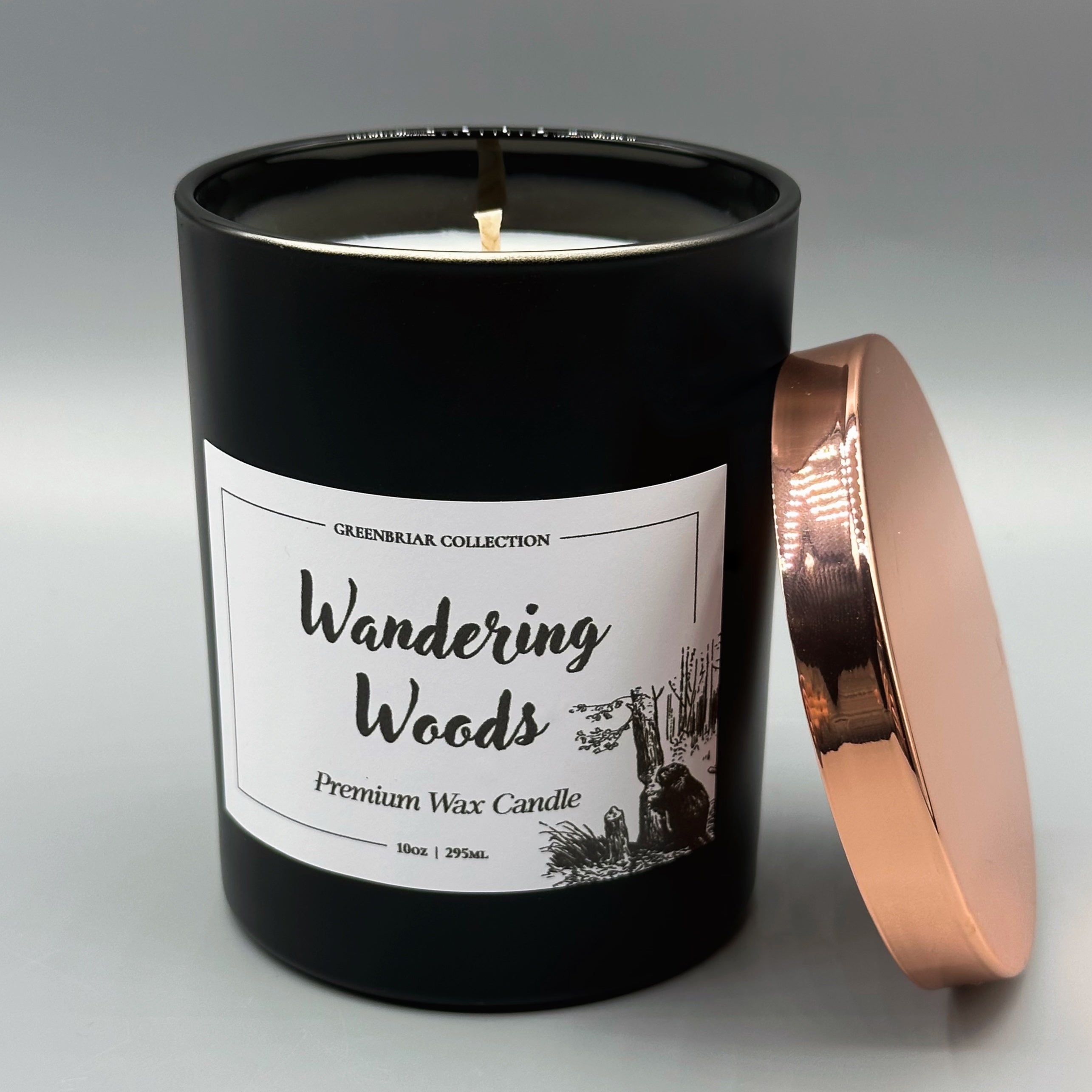 Premium Wax Candle | Wandering Woods - Greenbriar Market + Refillery