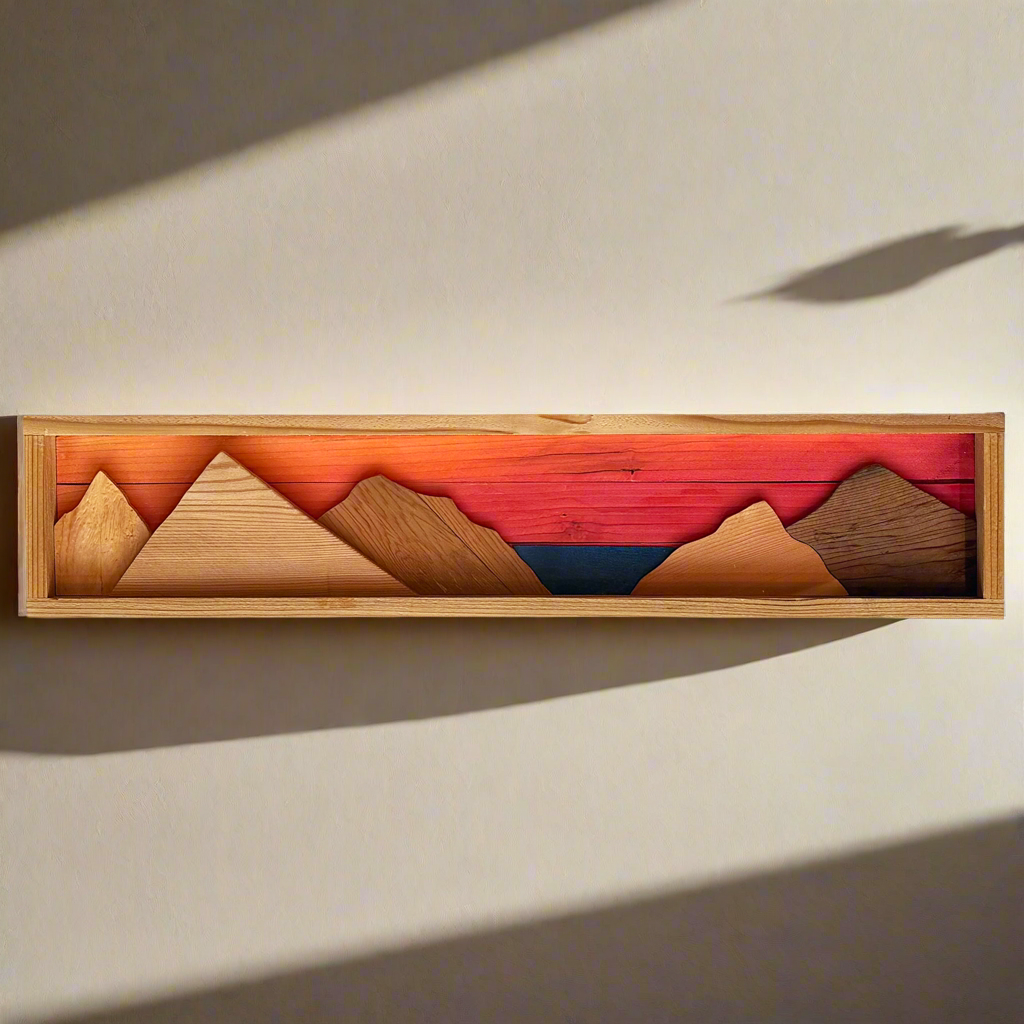 Mountain Scape | Wall Art | Medium - Greenbriar Market + Refillery