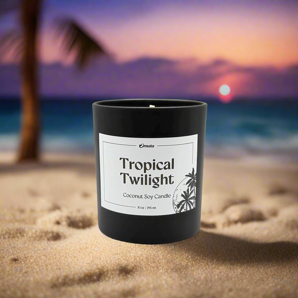 Coconut Soy Candle | Tropical Twilight - Greenbriar Market + Refillery
