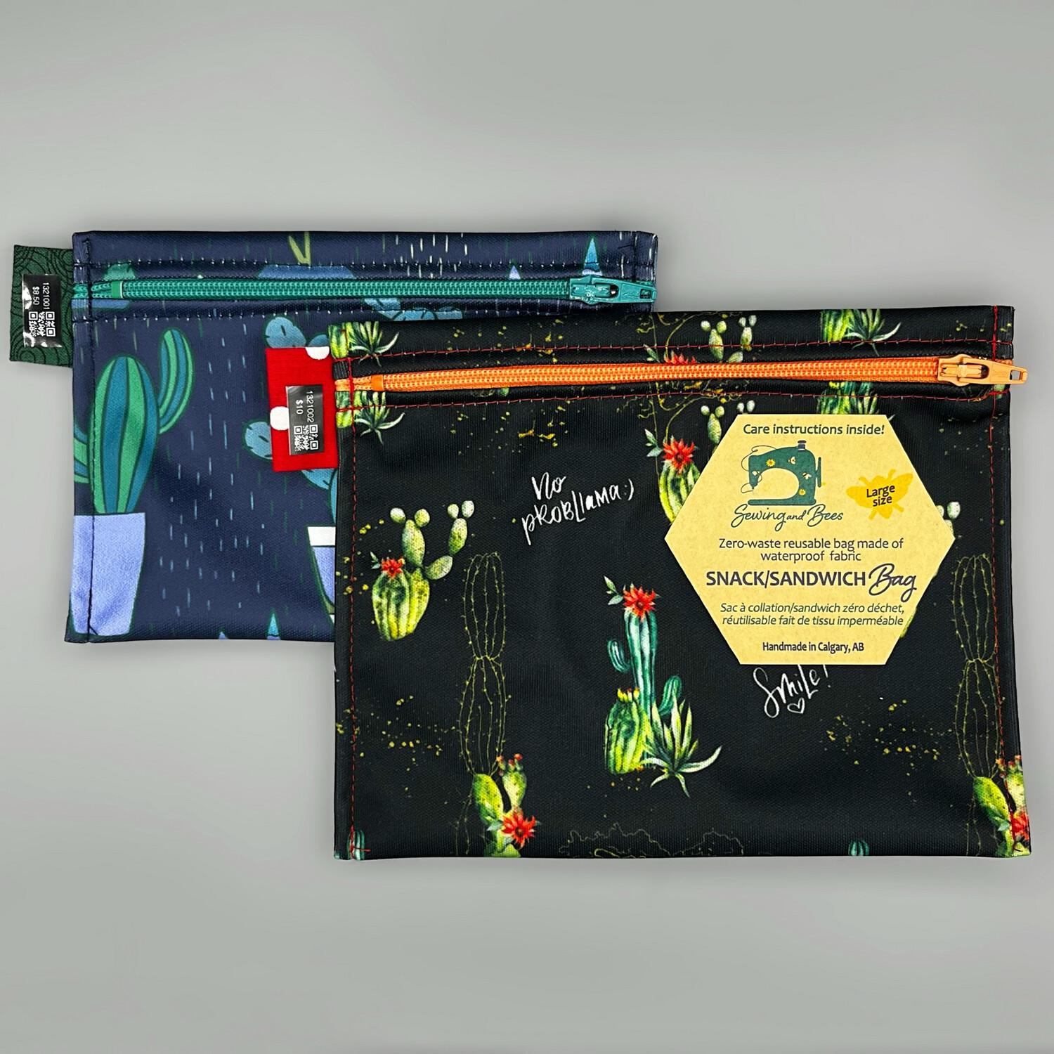Sewing and Bees Snack Bags