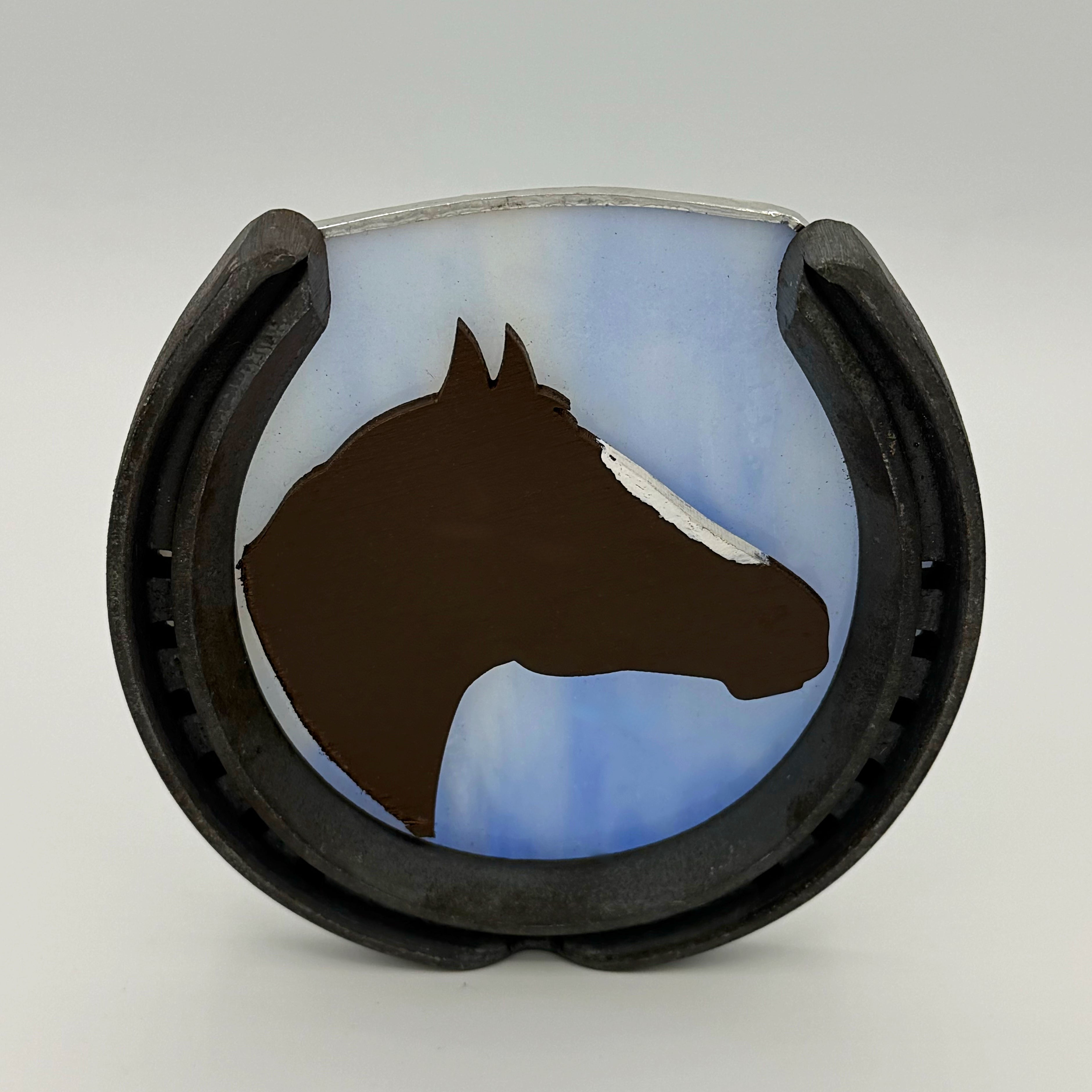Stained Glass | Horse Shoe - Greenbriar Market + Refillery