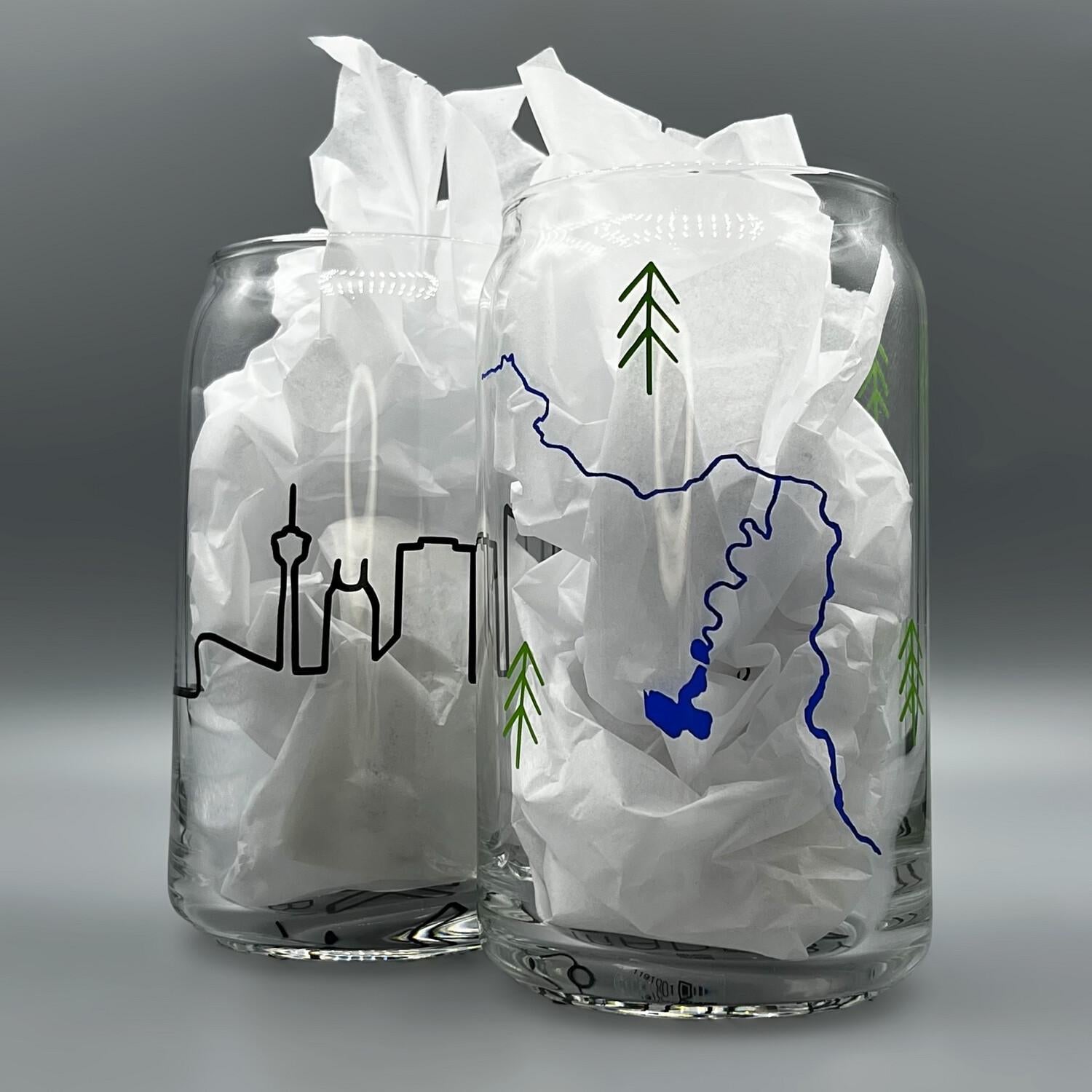 Designer Can Glass