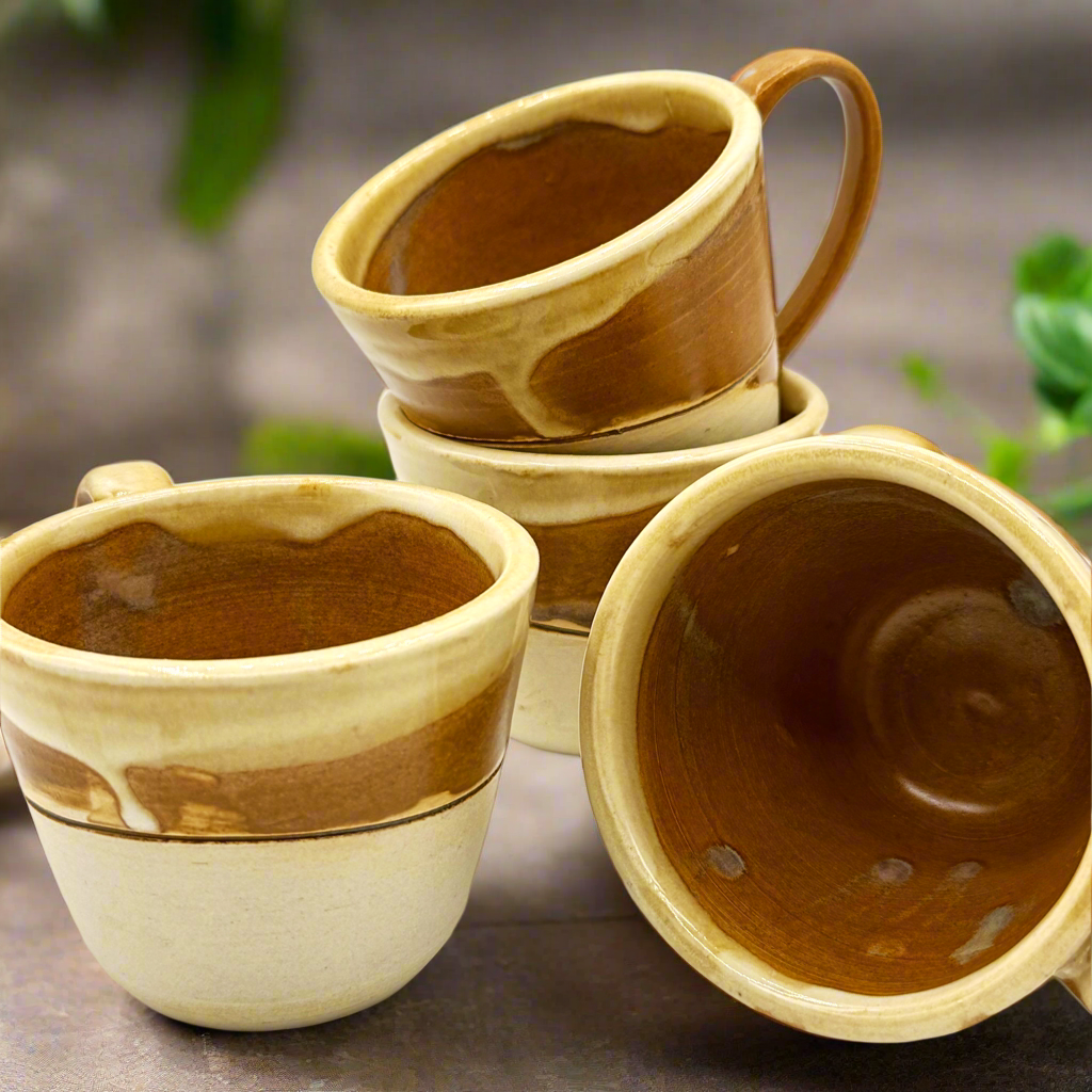 Ceramic Latte Mugs Set - Greenbriar Market + Refillery