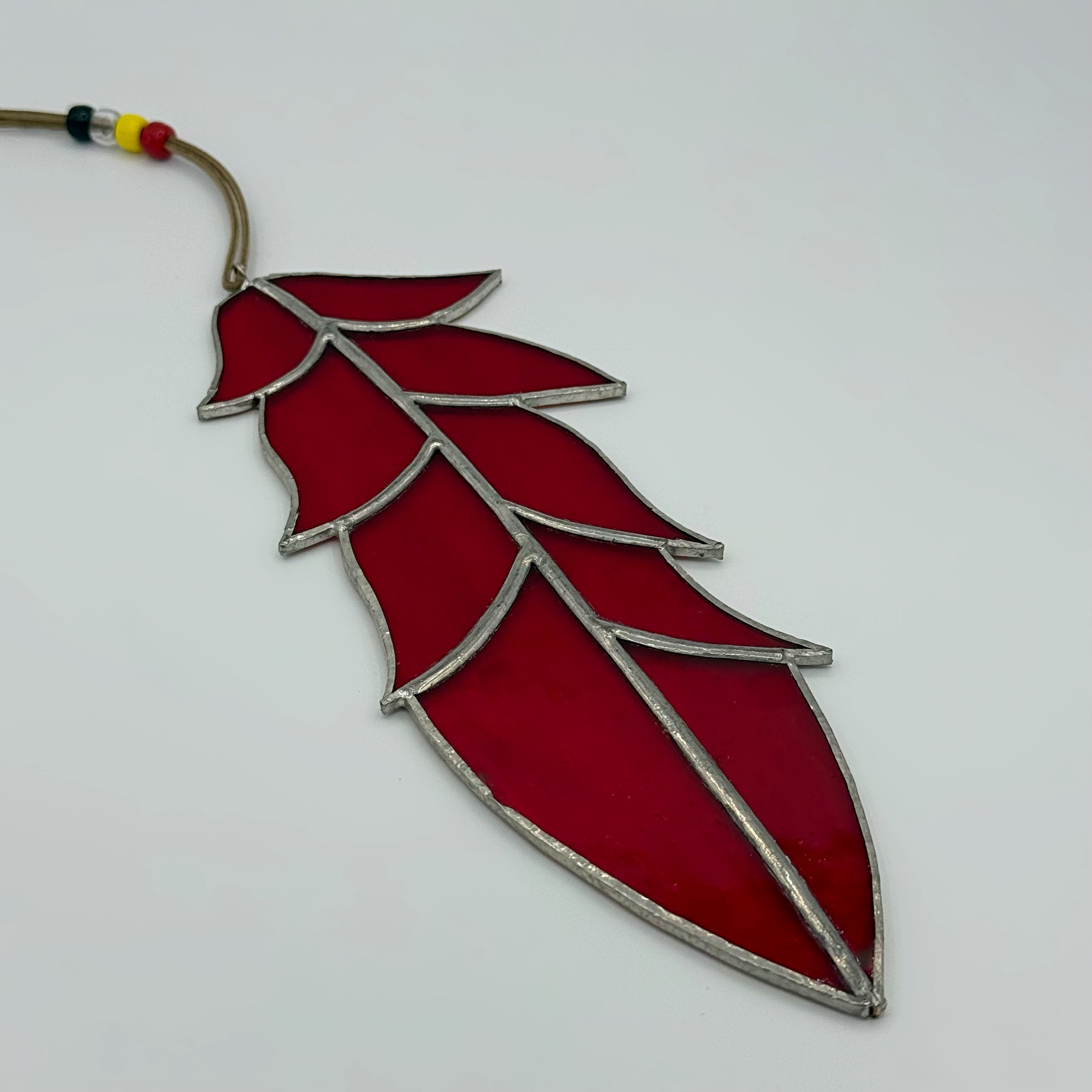 Stained Glass | Feather - Greenbriar Market + Refillery