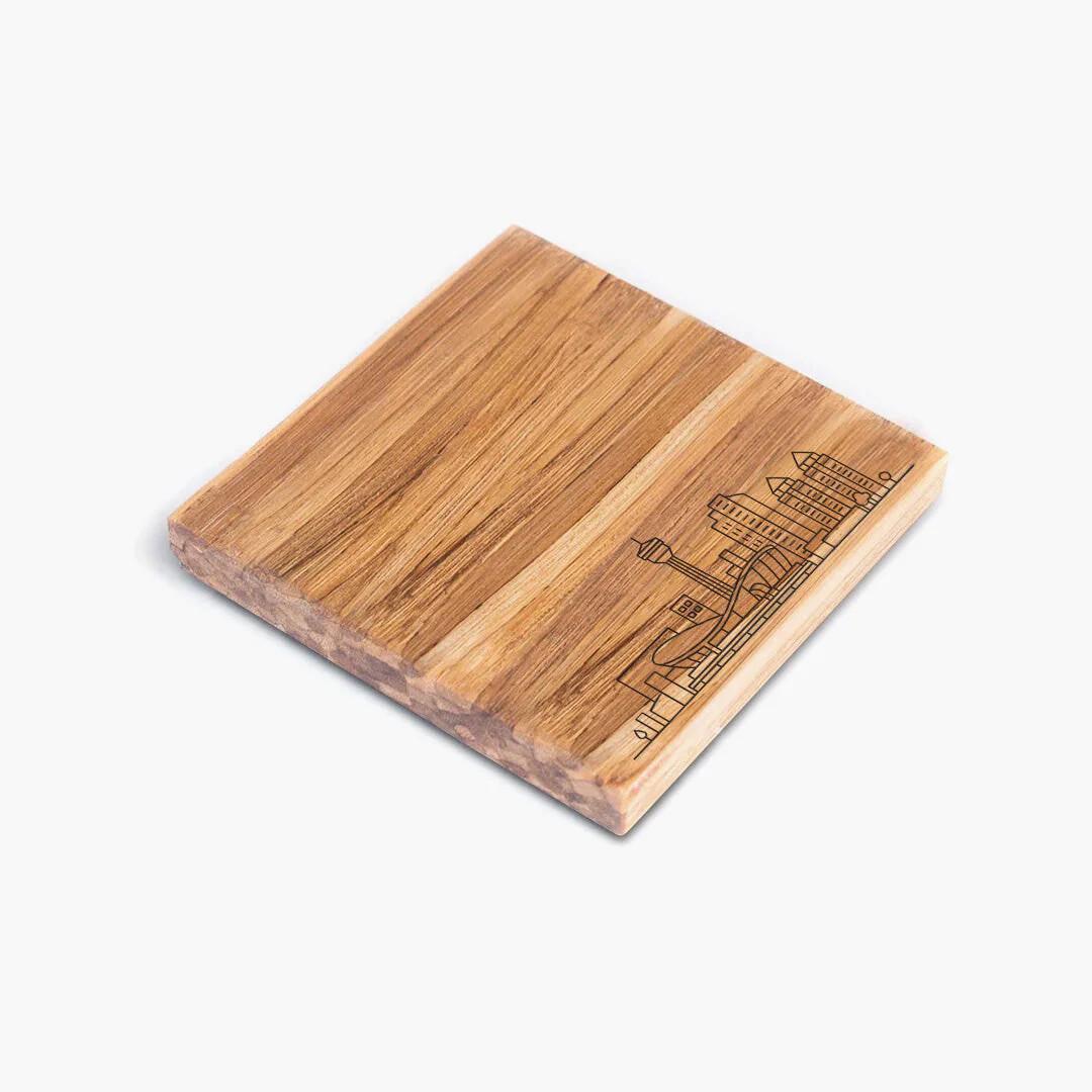Coaster Set | City Skyline - Greenbriar Market + Refillery