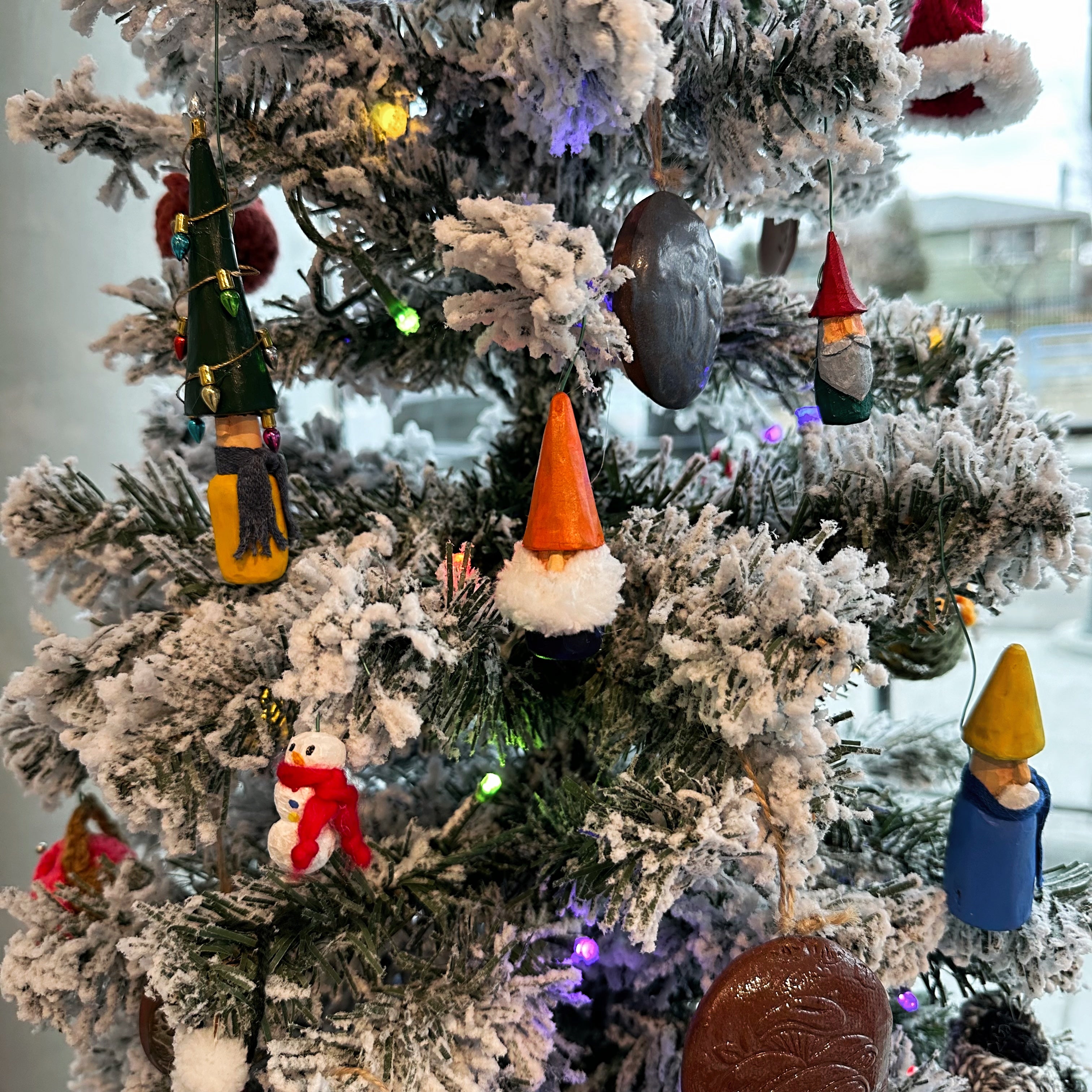 Hand Carved Wooden Ornament - Greenbriar Market + Refillery