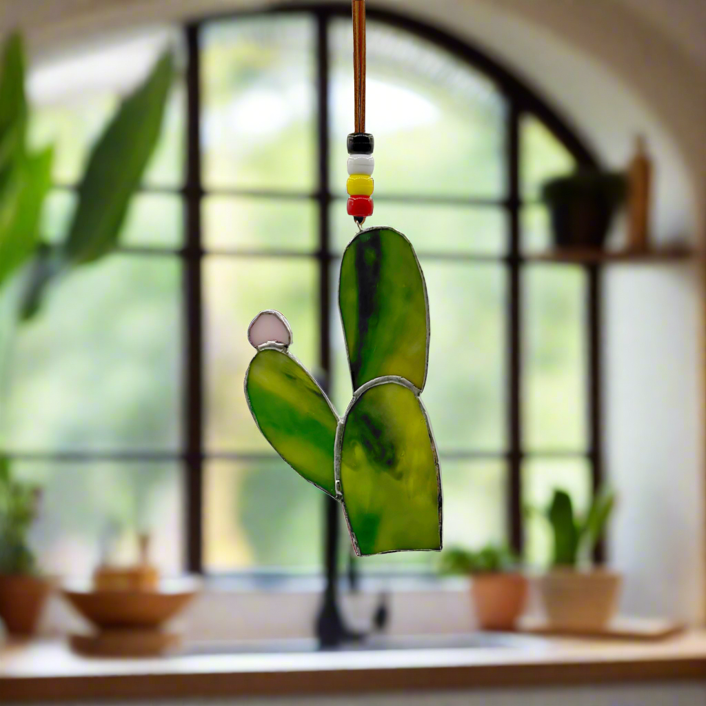 Stained Glass | Cactus - Greenbriar Market + Refillery