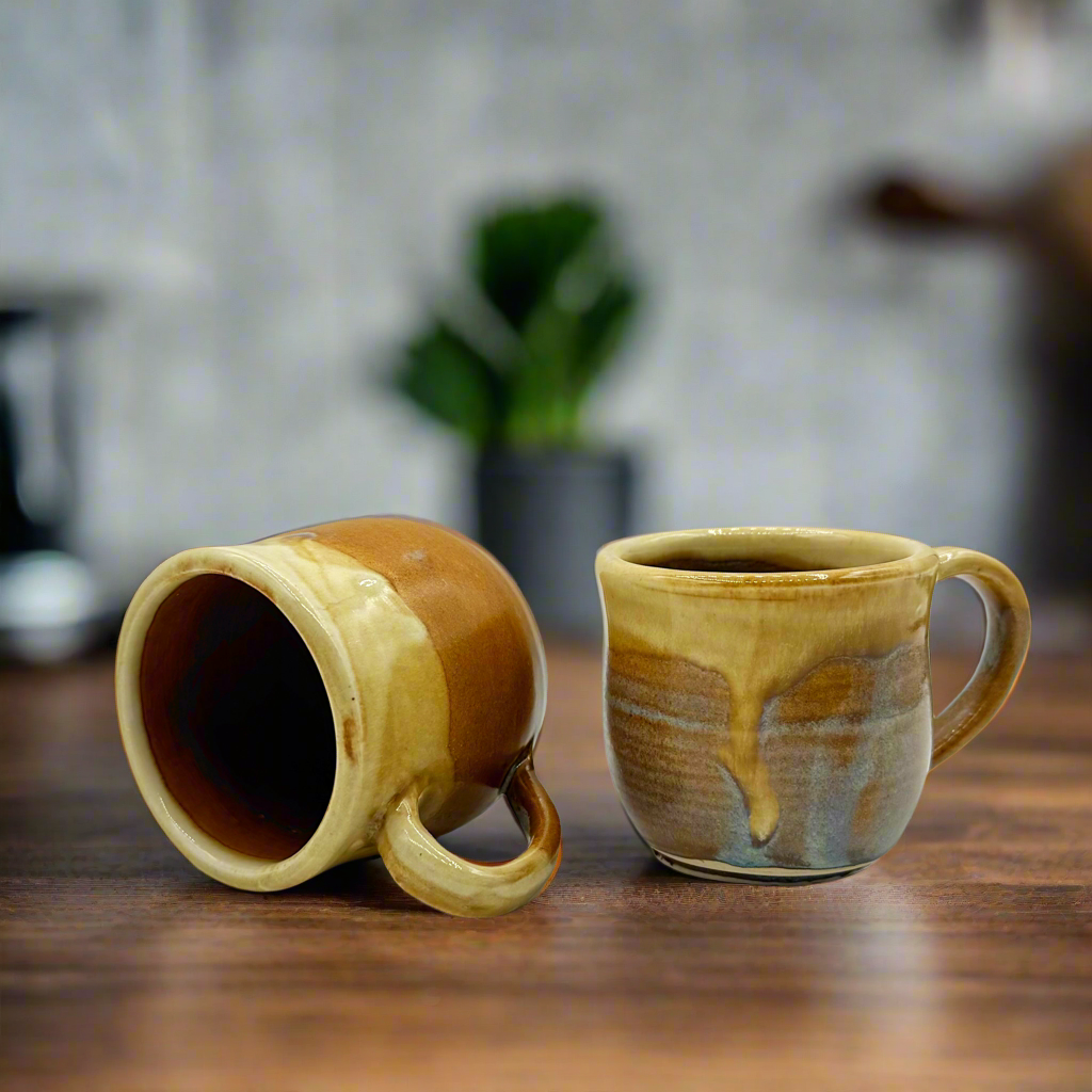 Espresso Mugs | Ceramic Mugs | Set of 2 - Greenbriar Market + Refillery