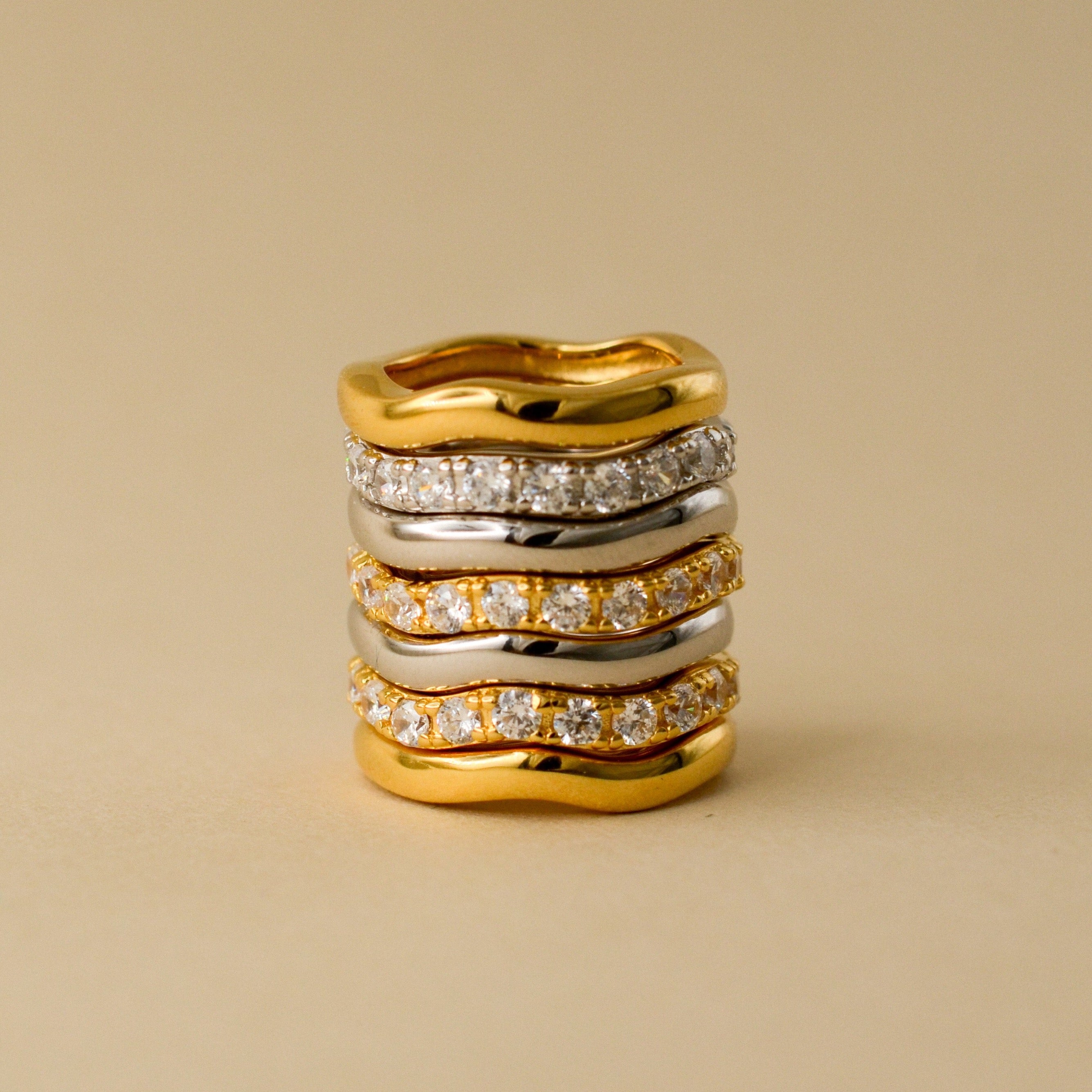 Wave Ring Set - Greenbriar Market + Refillery