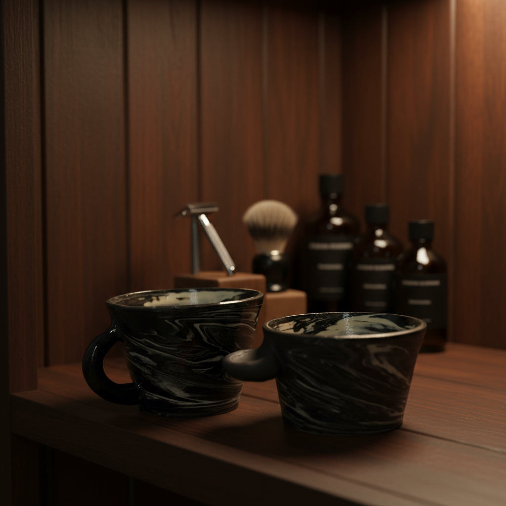 Ceramic Shaving Cream Bowl - Greenbriar Market + Refillery