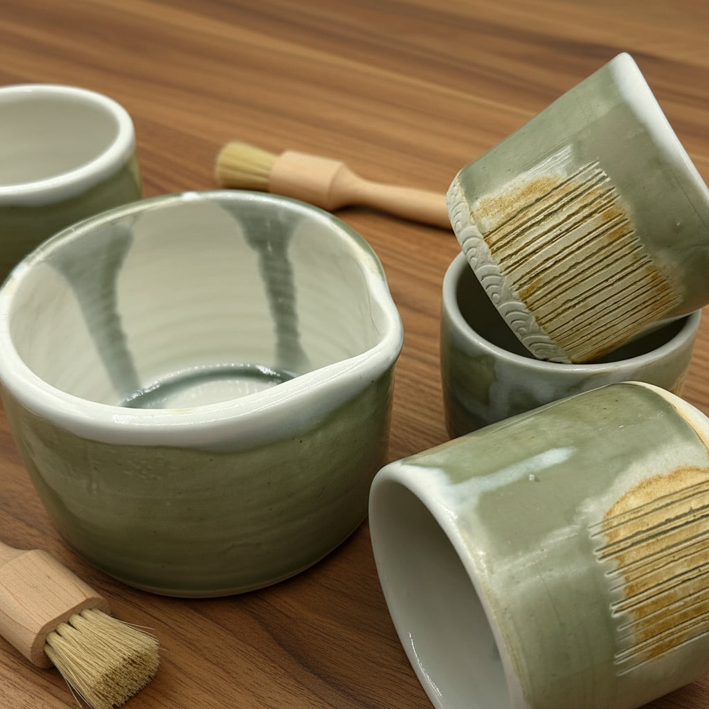 Ceramic Matcha Set - Greenbriar Market + Refillery