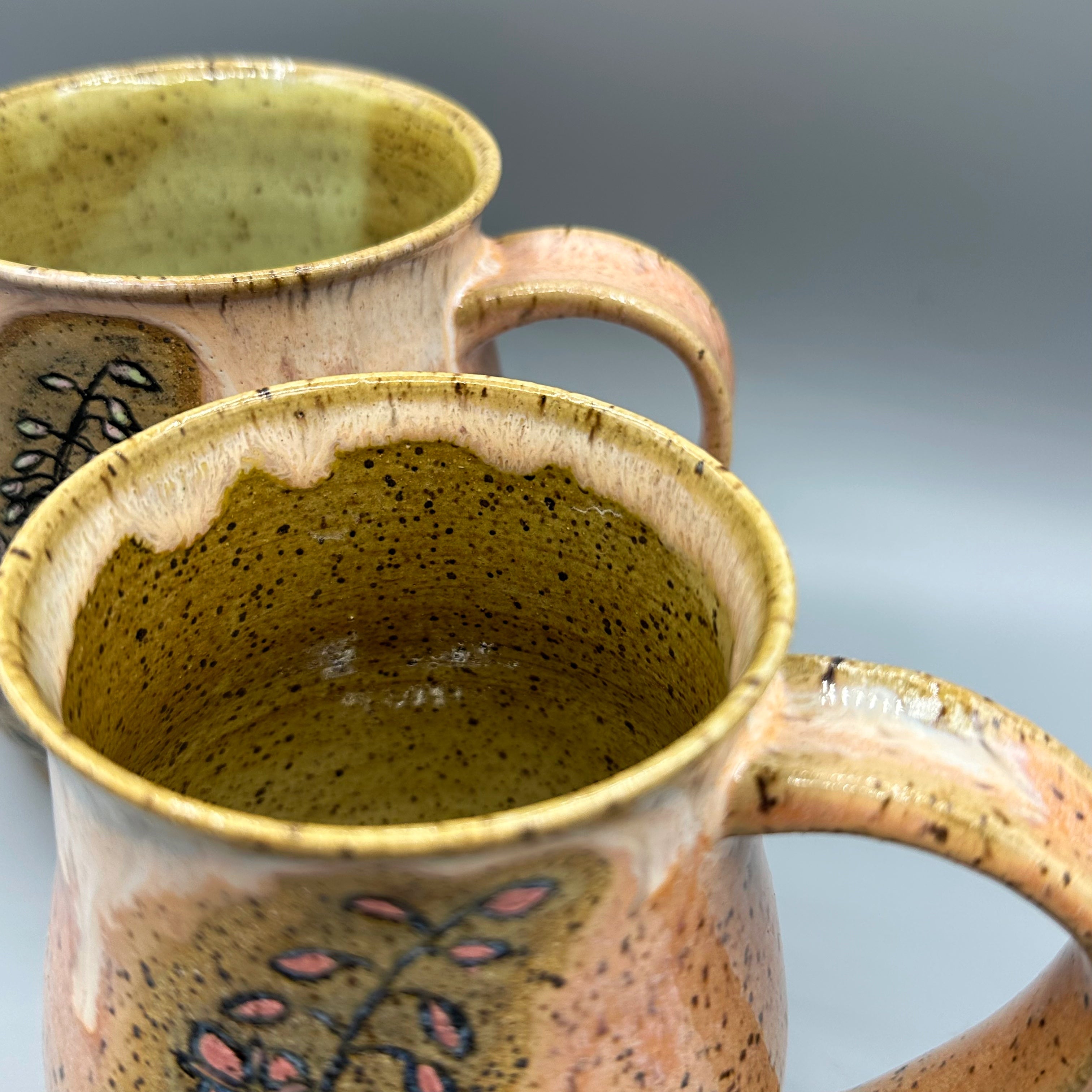 Carved Ceramic Mug | Fireweed