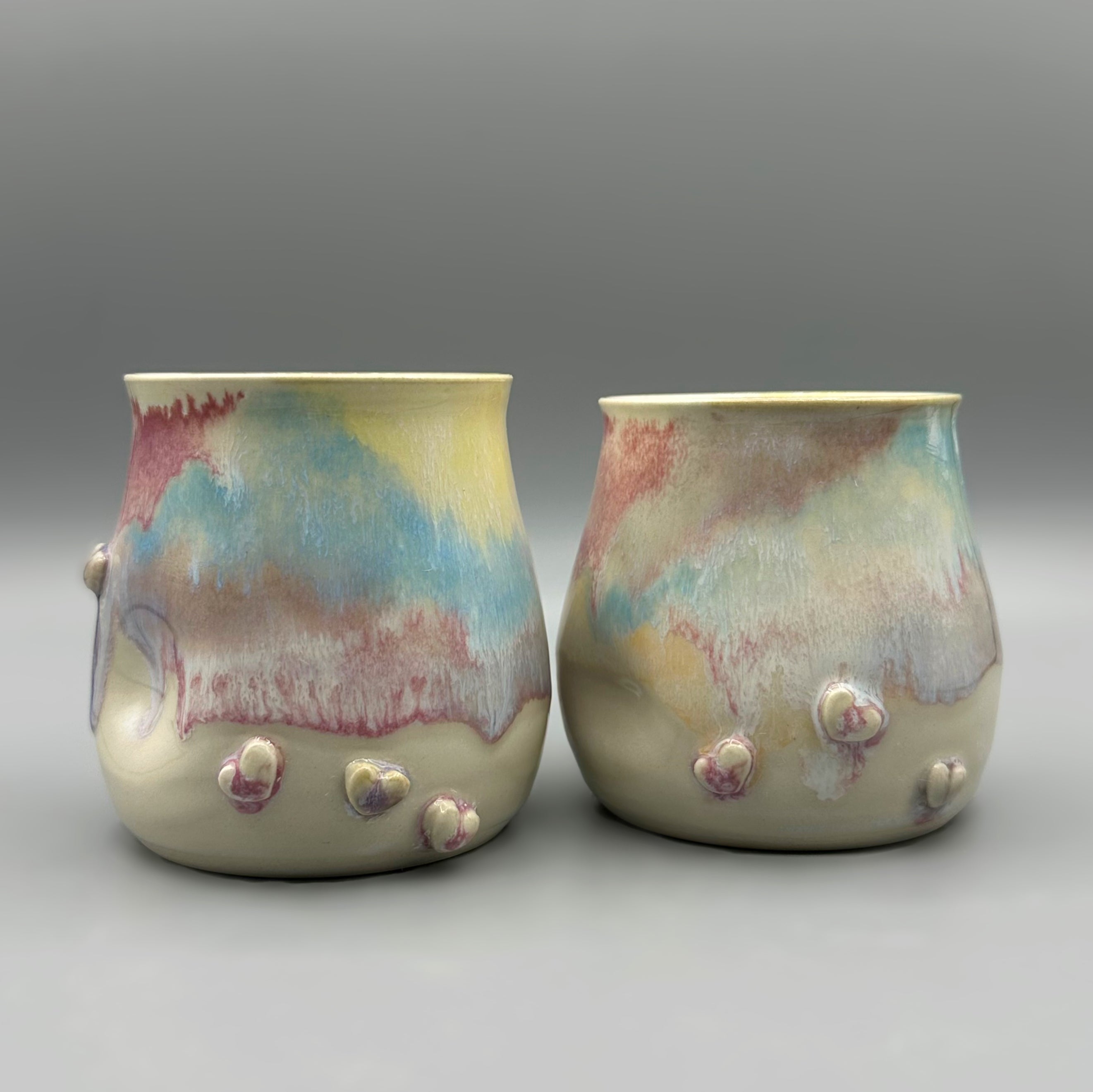 Ceramic Tumbler | Hearts - Greenbriar Market + Refillery