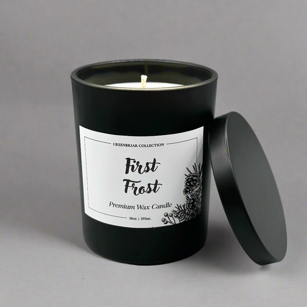 Coconut Soy Candle | First Frost - Greenbriar Market + Refillery