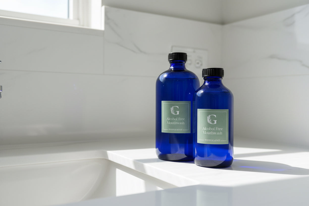 Peppermint Mouthwash - Pre-Pack - Greenbriar Market + Refillery