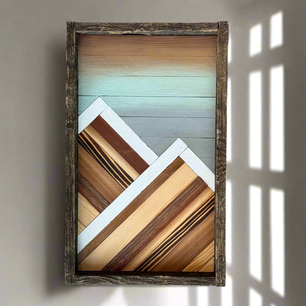 Reclaimed Wood Wall Art | Handmade in Calgary | Greenbriar Market
