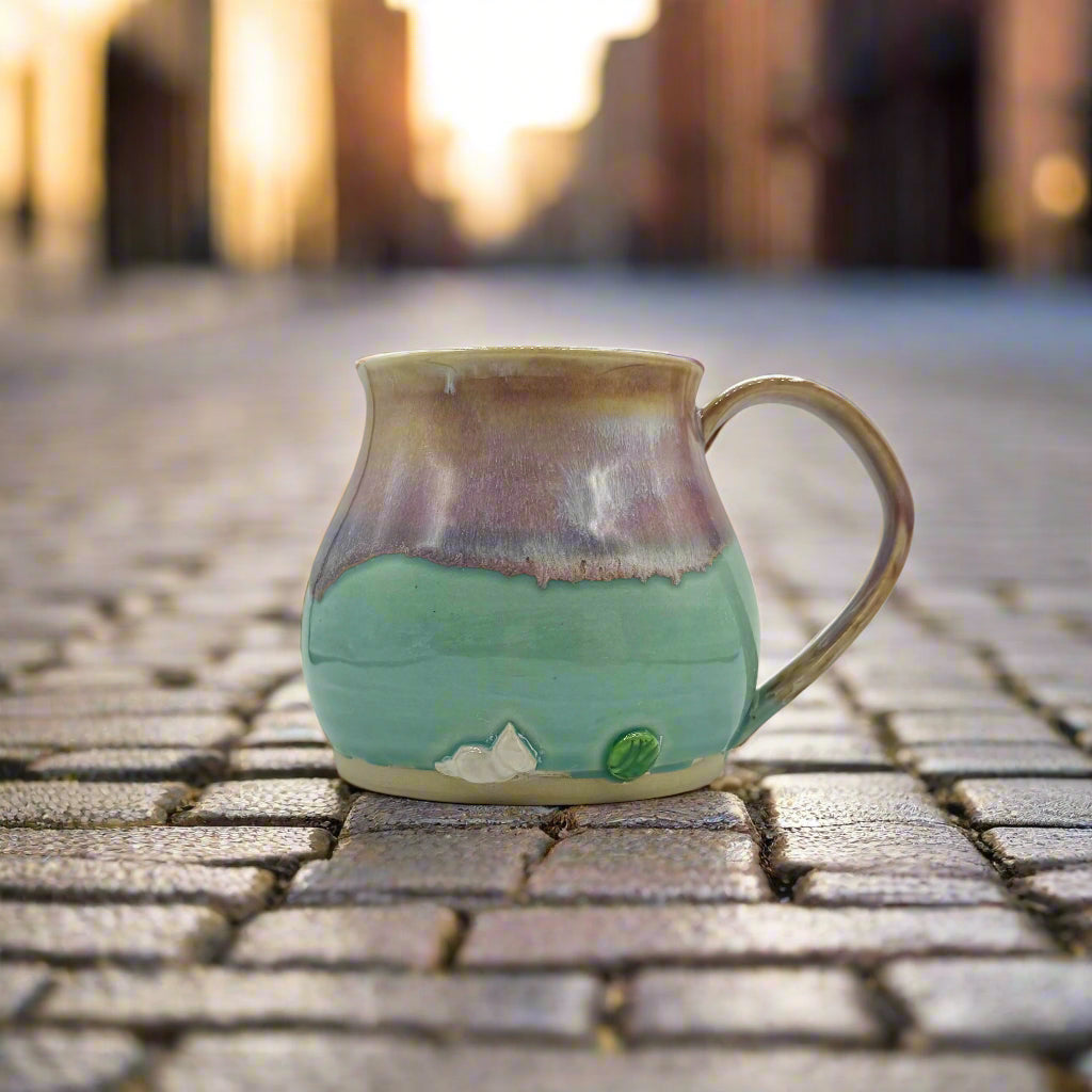 Laura Drysdale Ceramics Ceramic Mug Yarn Cats