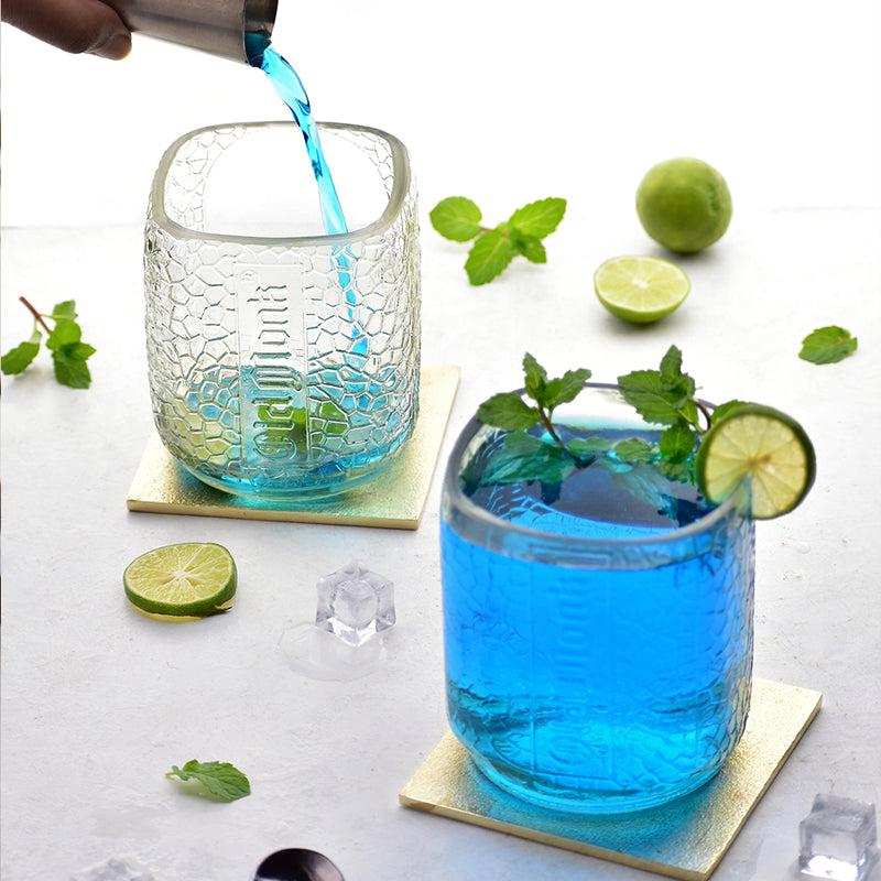 Old Monk Rum Drinking Glass - Greenbriar Market + Refillery