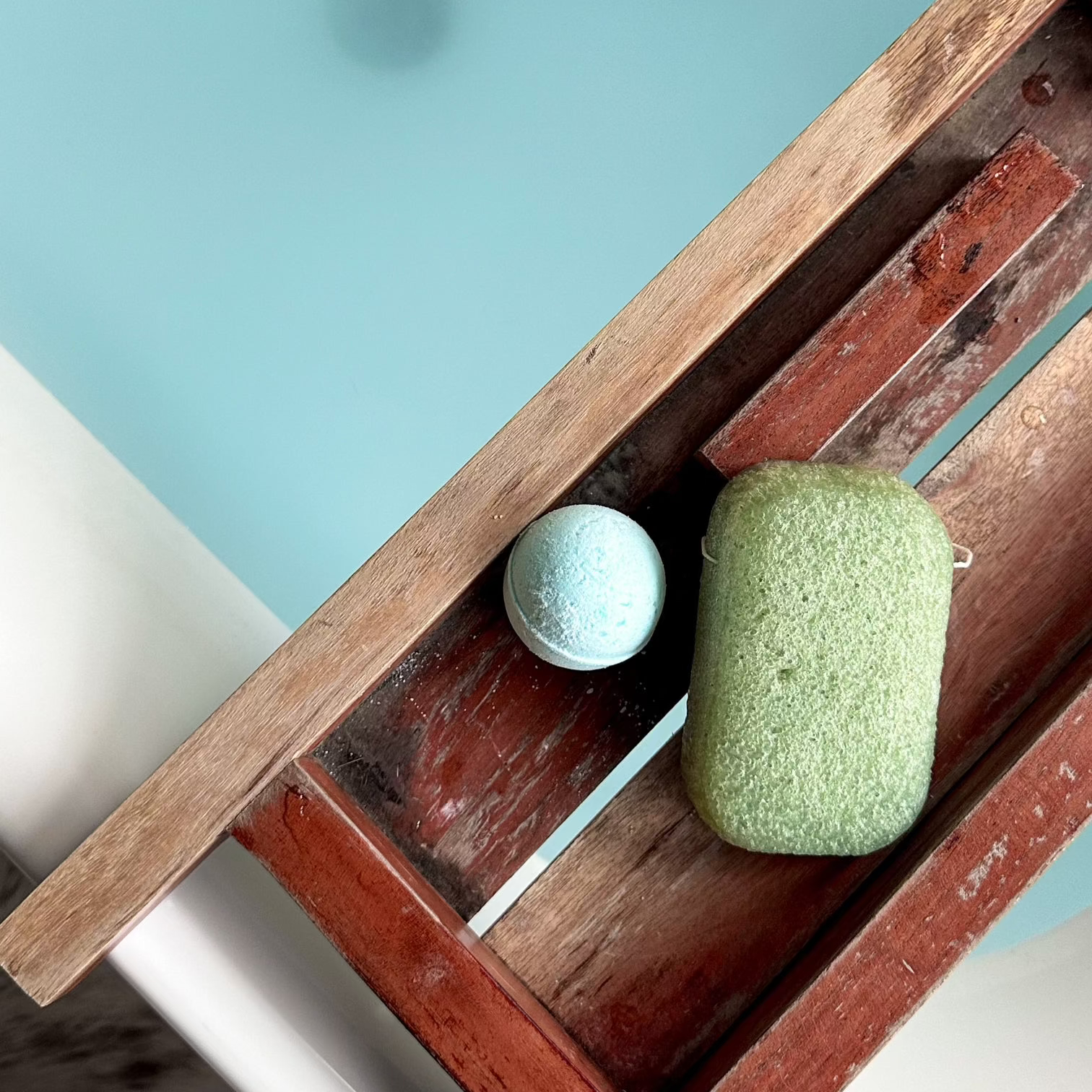 Ornata Bath Bomb and Sebeana Konjac Body Sponge