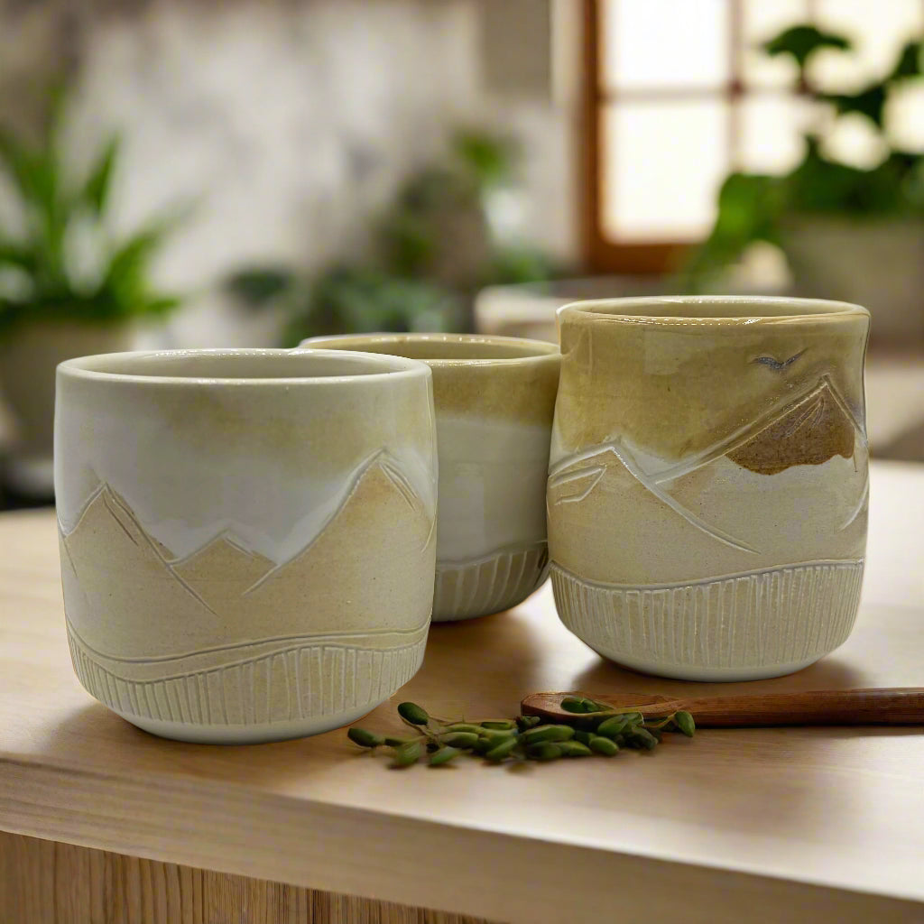Seto Pottery Golden Prairies & Peaks Tumbler
