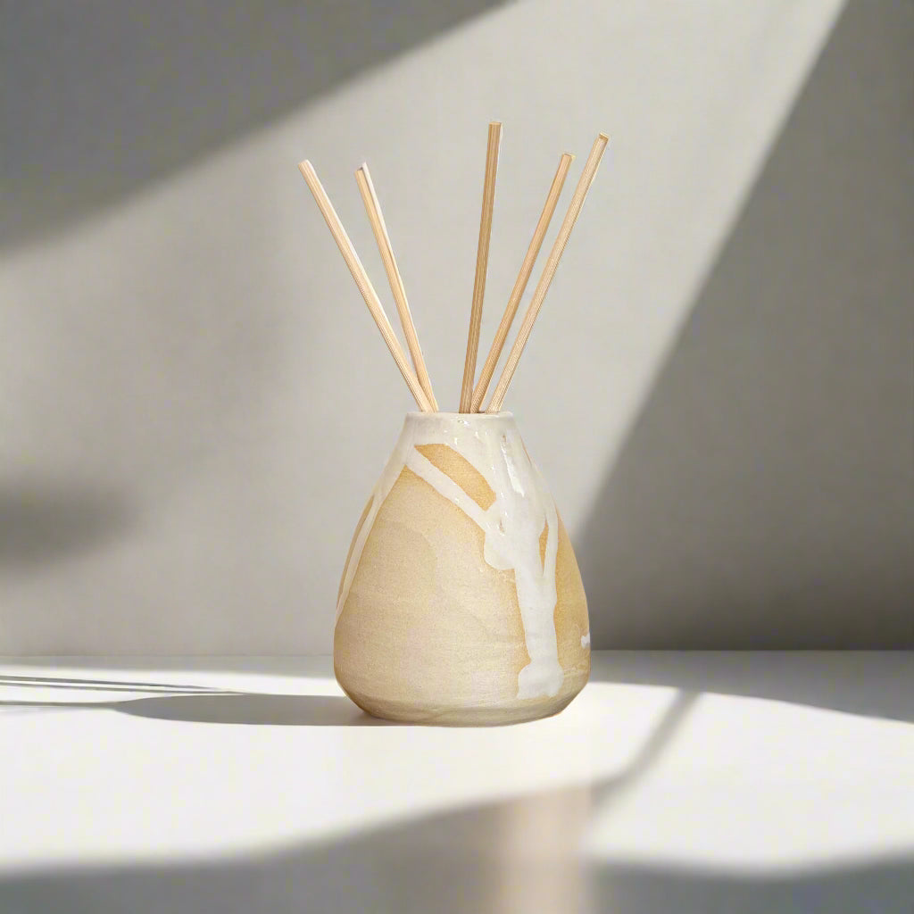 Seto Pottery Spilled Milk Small Ceramic Vase