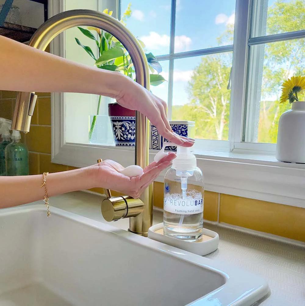 Glass Foaming Hand Soap Bottle - Greenbriar Market + Refillery