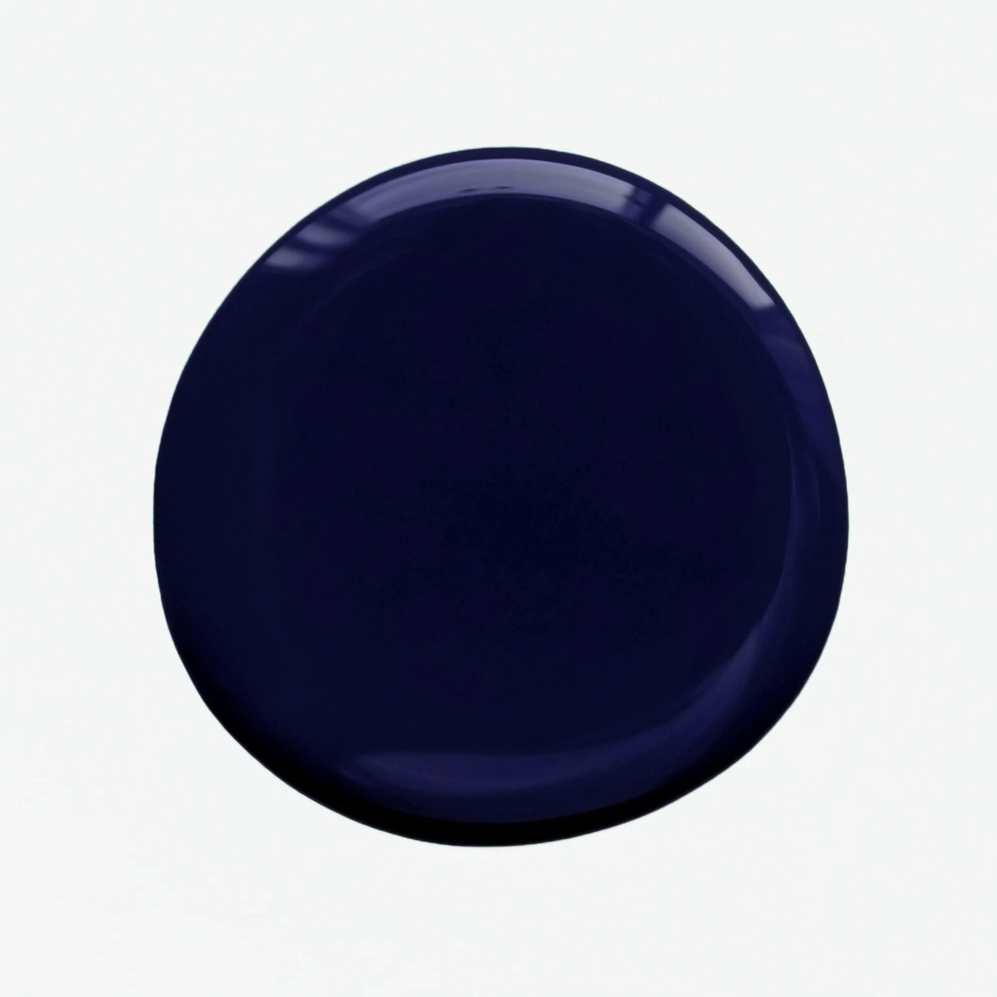 Swatch of BKIND On The Rocks nail polish in deep navy