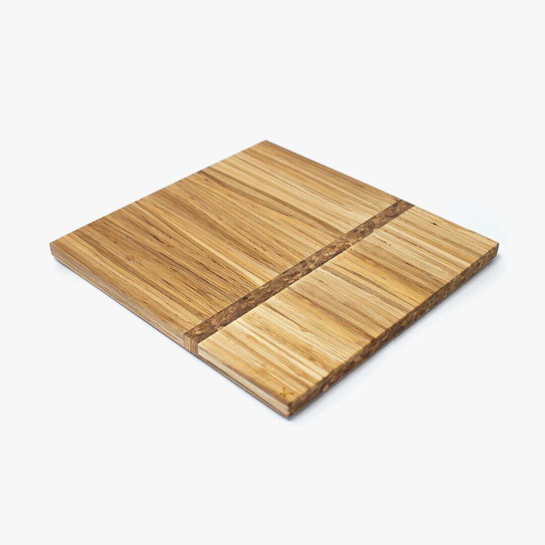 Sustainable charcuterie platter by ChopValue, handcrafted in Calgary from recycled chopsticks