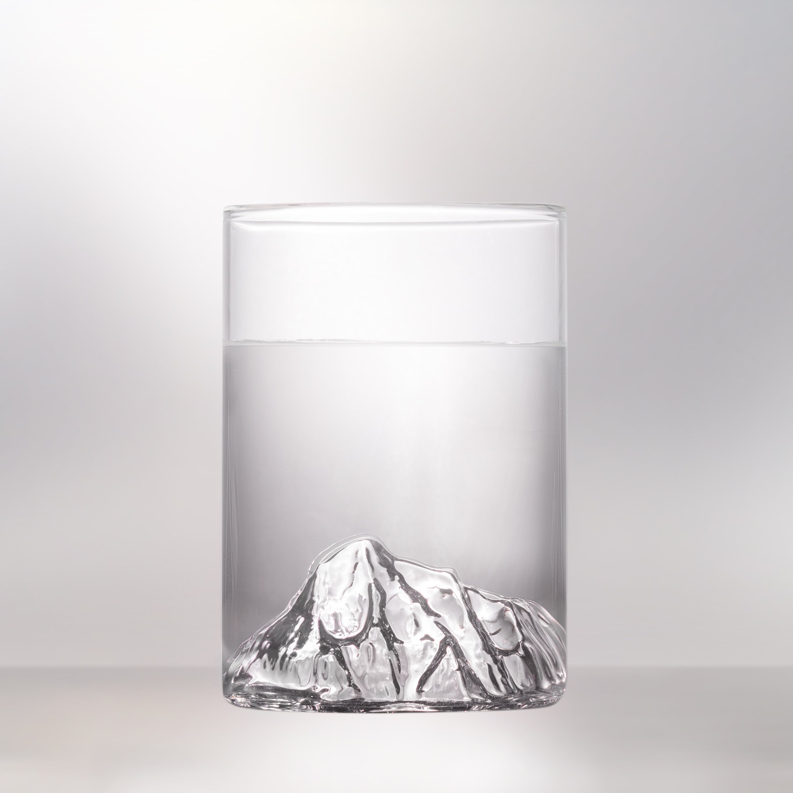 Front view of Mount Robson pint glass by MTNPK, available at Greenbriar Market in Calgary