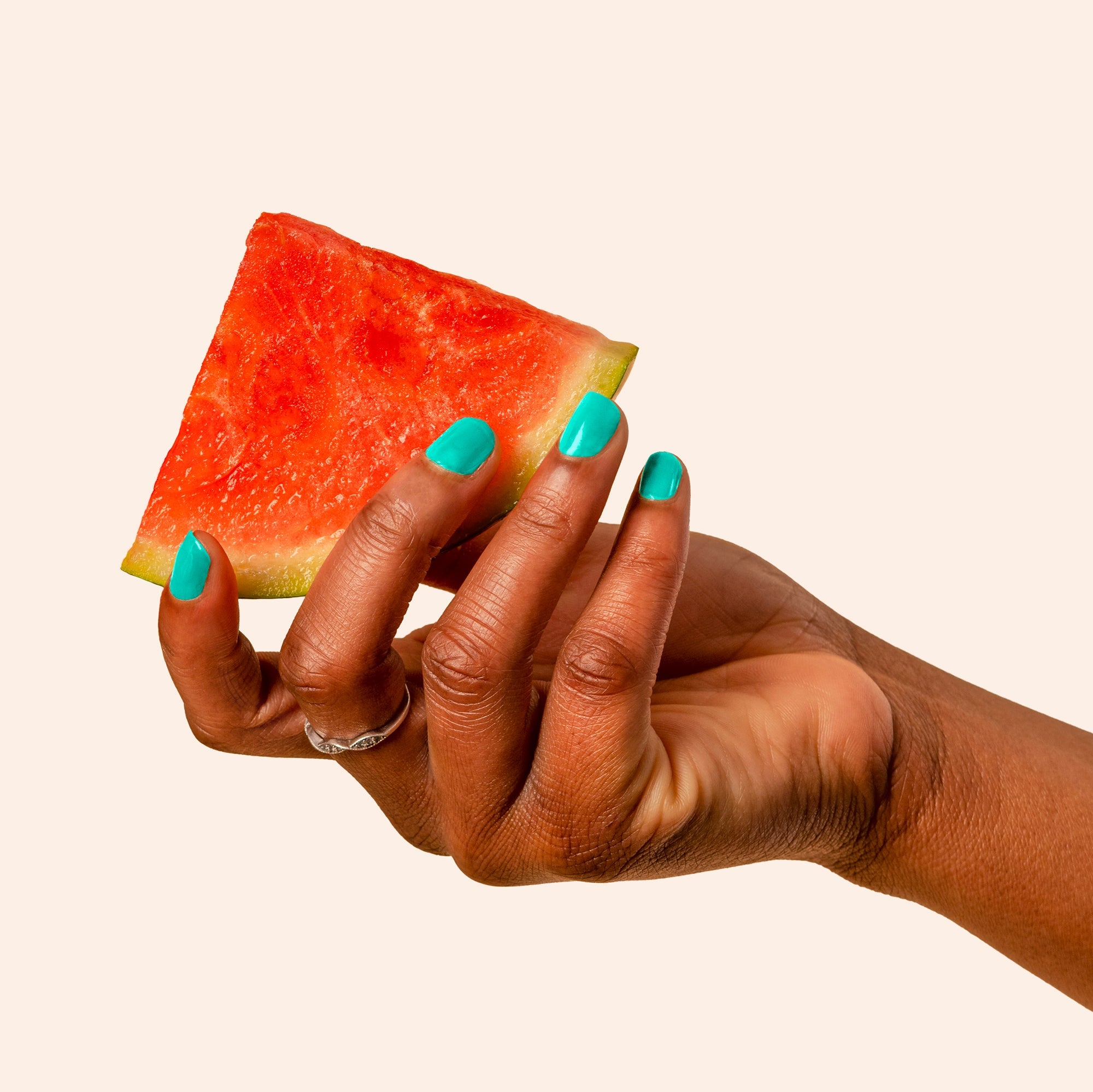 BKind 21-Free Nail Polish | Tampa Painted Nails with Watermelon Slice