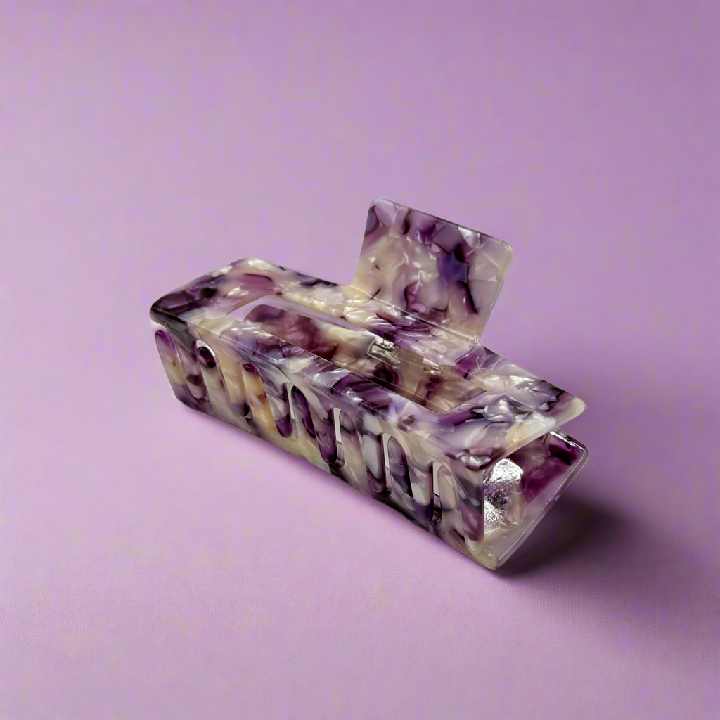 Rory | Large Rectangular Hair Clip - Greenbriar Market + Refillery