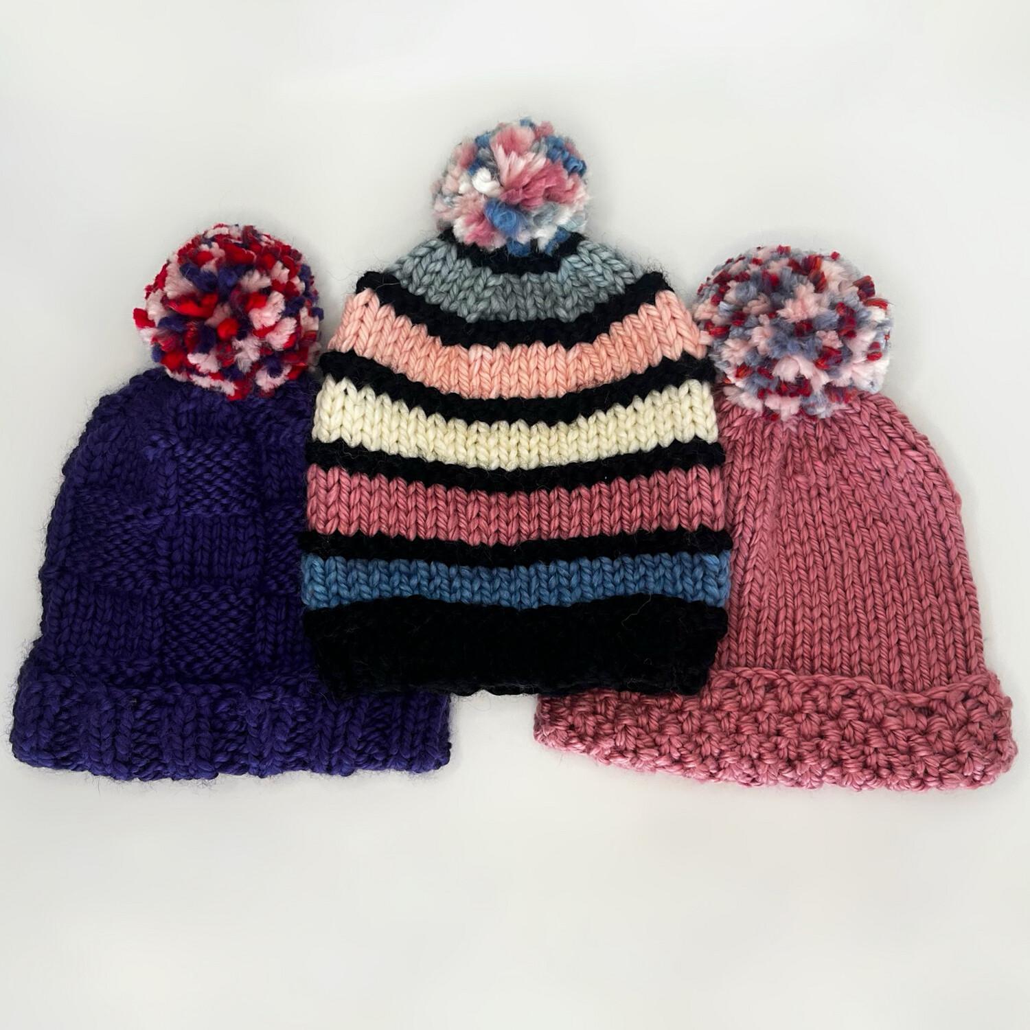 Adult Hand Knit Toque - Greenbriar Market + Refillery