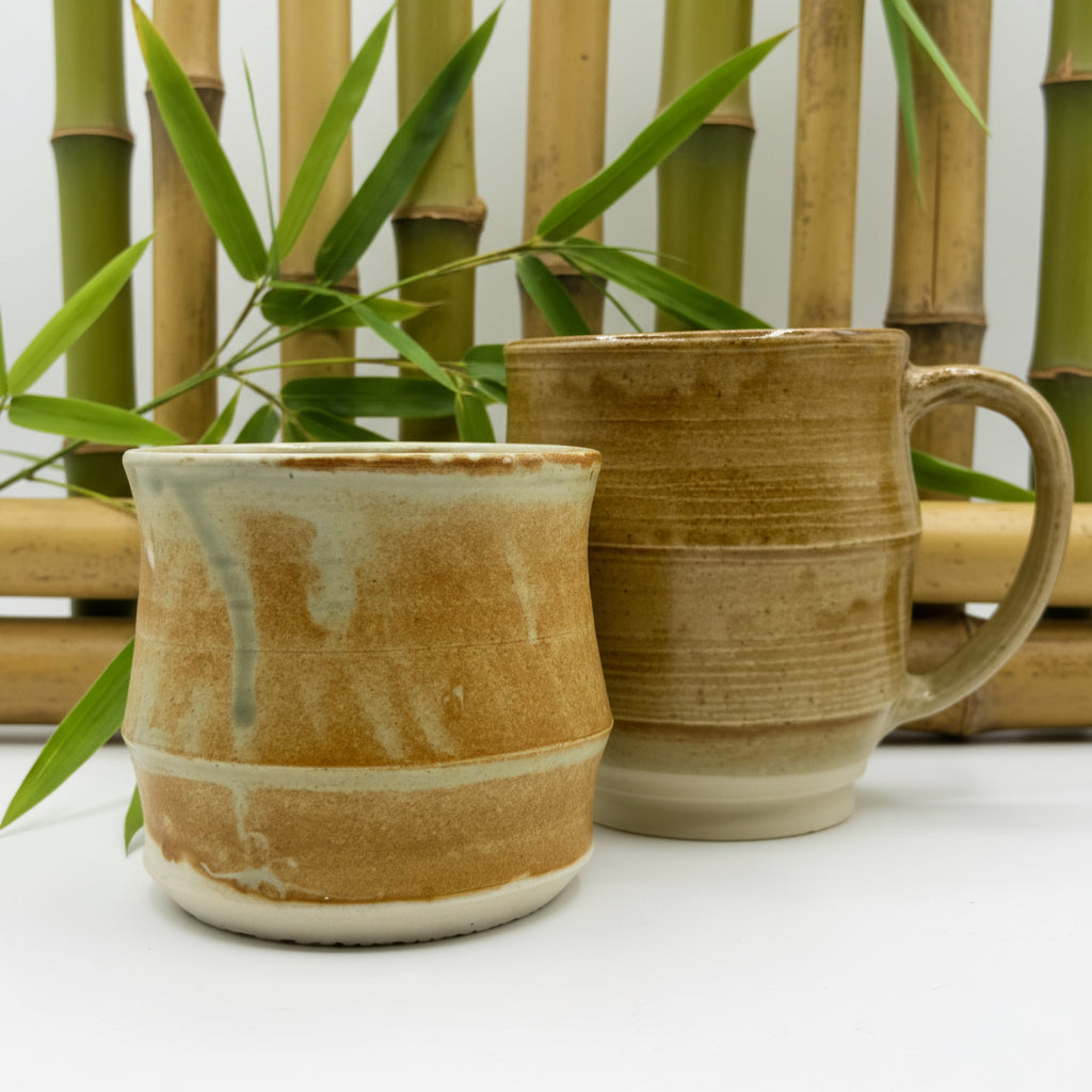 Ceramic Mug | Bamboo - Greenbriar Market + Refillery