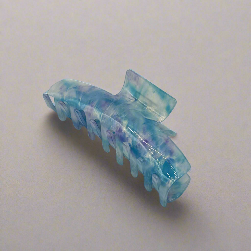 Sabrina | Large Marbled Hair Clip - Greenbriar Market + Refillery