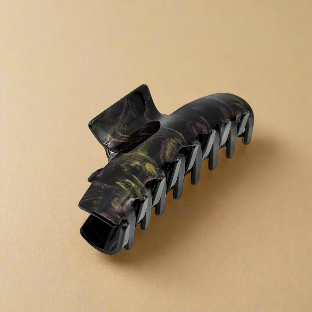 Sabrina | Large Marbled Hair Clip - Greenbriar Market + Refillery