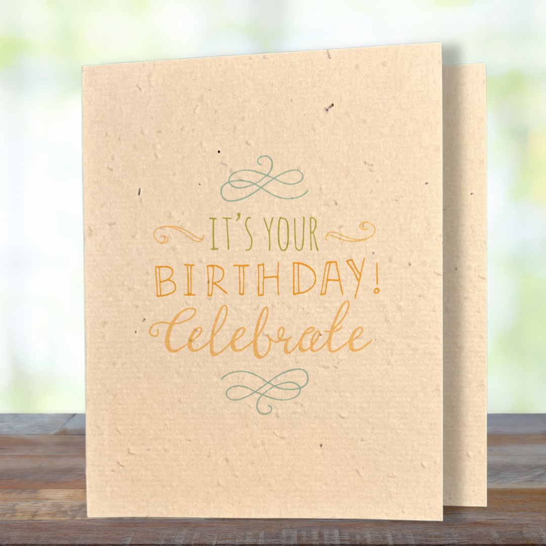 Birthday | Plantable Wild Flower Greeting Card - Greenbriar Market + Refillery