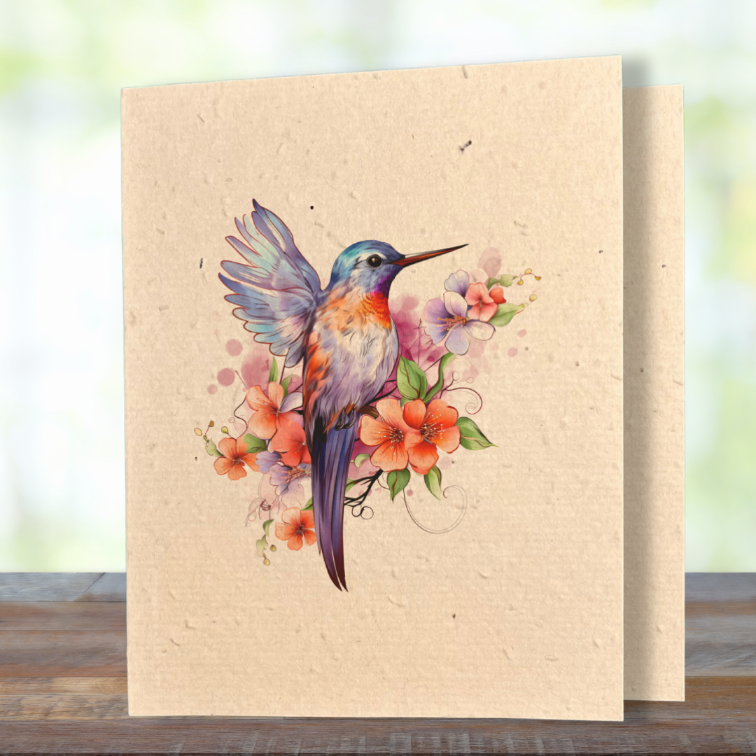 Hummingbirds | Plantable Wild Flower Greeting Card