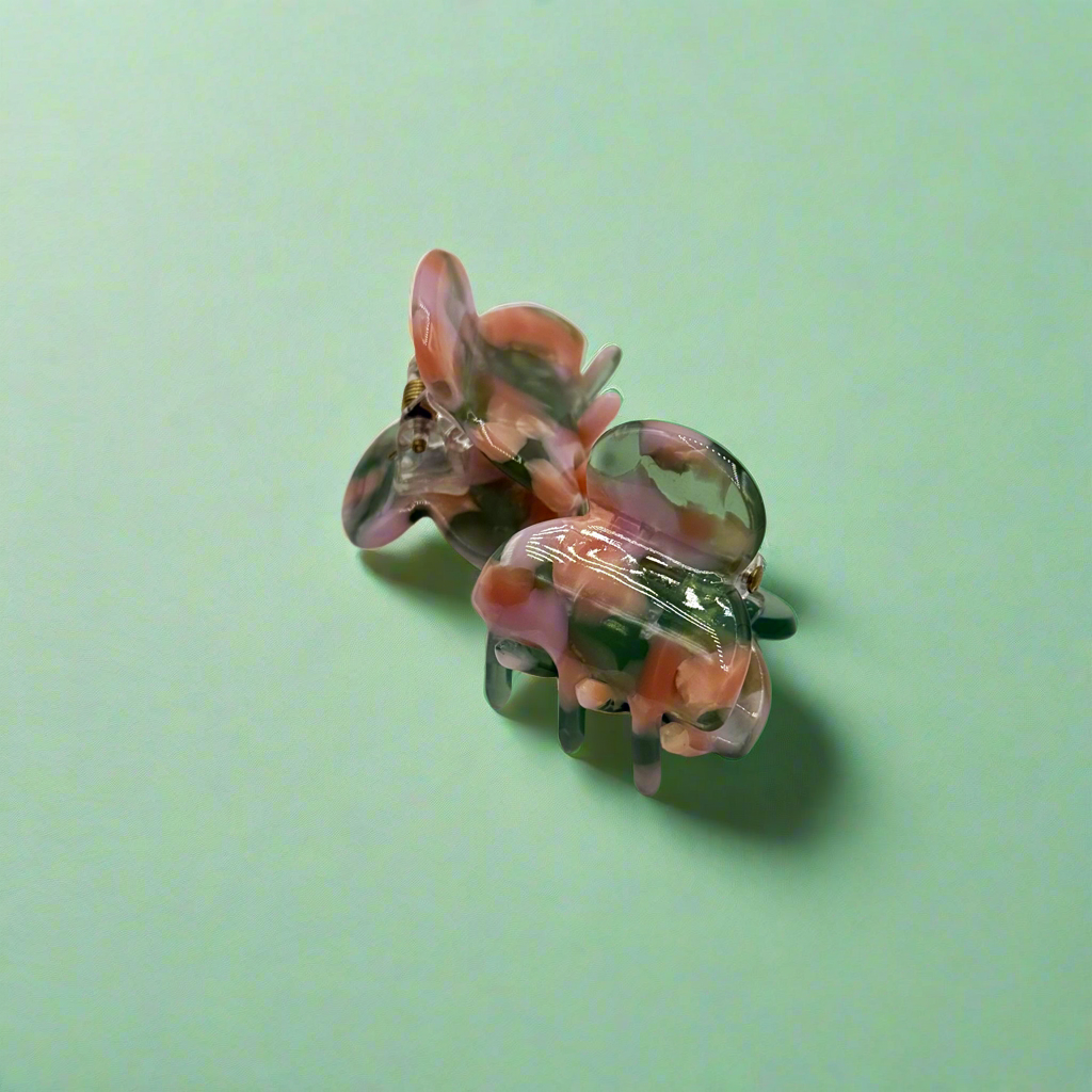 Pippa | Mini Rounded Hair Clip - Greenbriar Market + Refillery