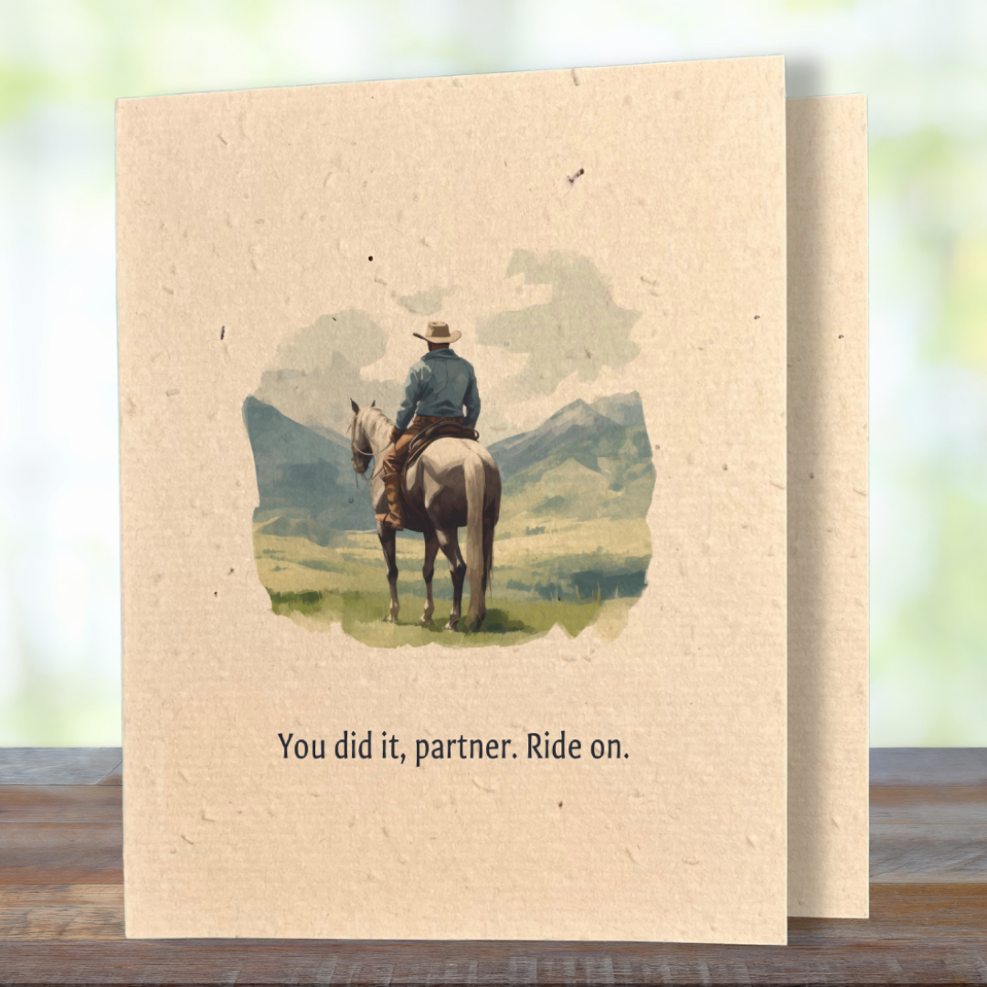 Western | Plantable Wild Flower Greeting Card