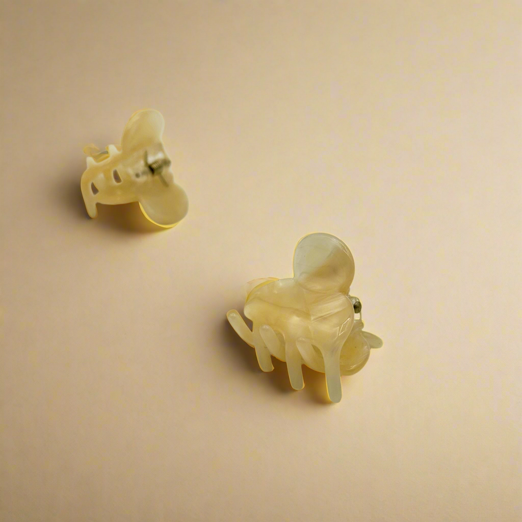 Pippa | Mini Rounded Hair Clip - Greenbriar Market + Refillery