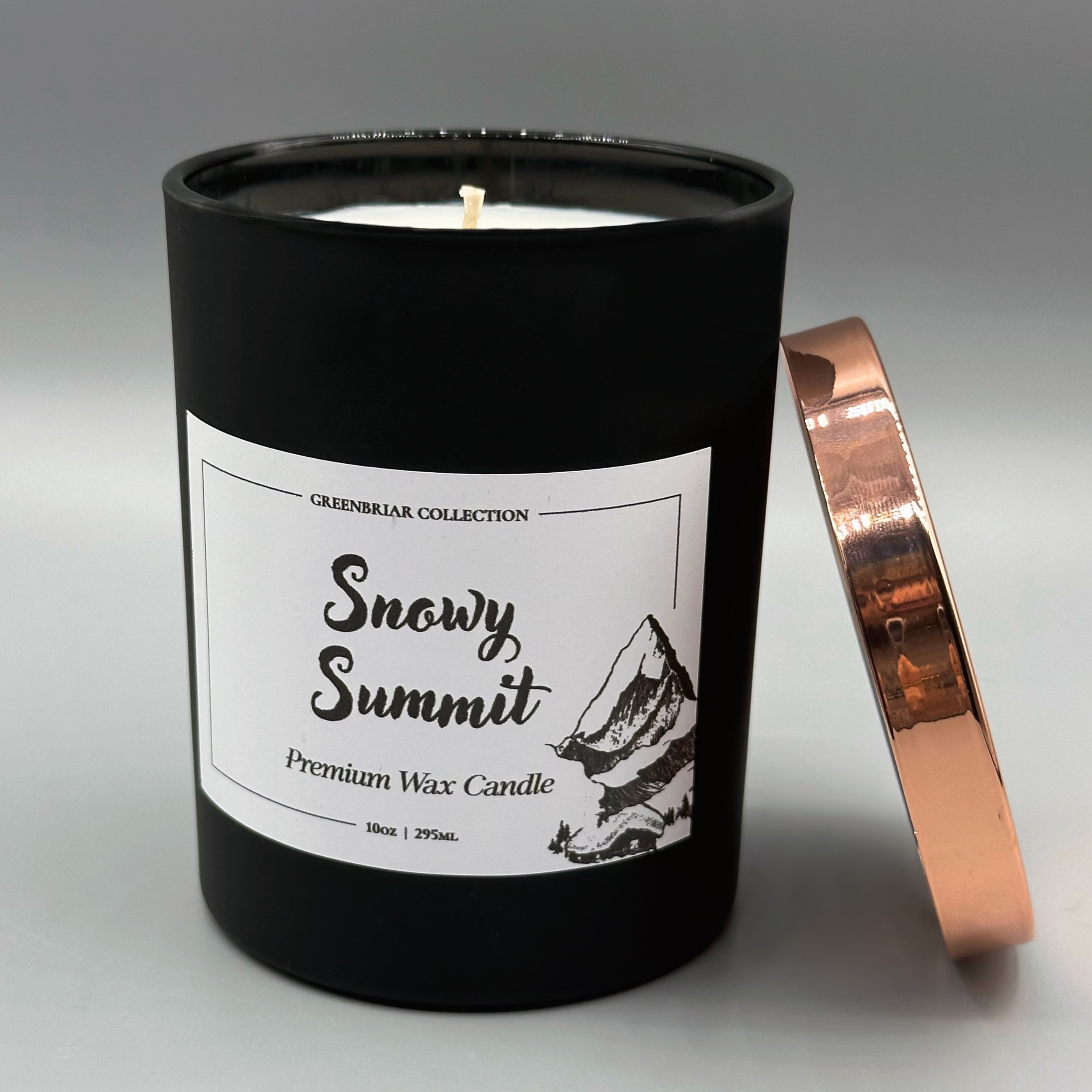 Premium Wax Candle | Snowy Summit - Greenbriar Market + Refillery