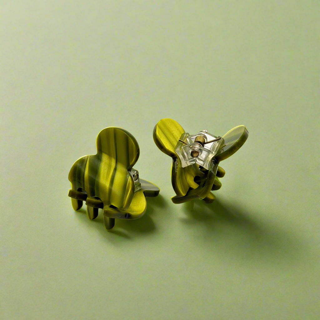 Pippa | Mini Rounded Hair Clip - Greenbriar Market + Refillery