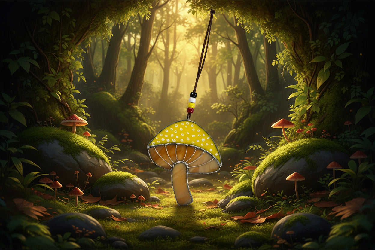 Stained Glass | Fungi - Greenbriar Market + Refillery