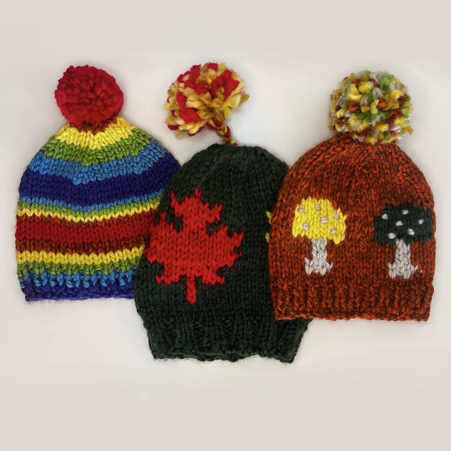 Adult Hand Knit Toque