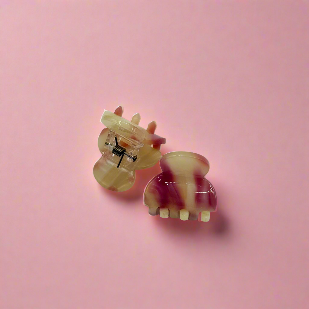 Pippa | Mini Rounded Hair Clip - Greenbriar Market + Refillery